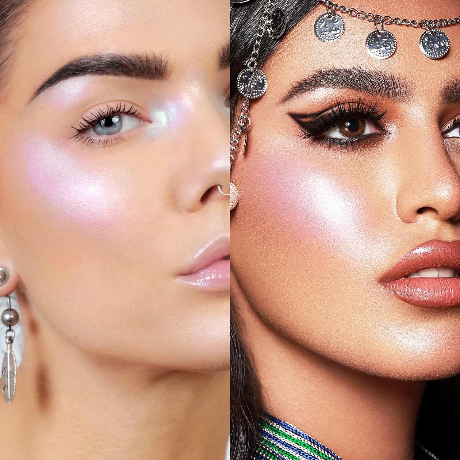 Paleta de Maquillaje Iluminador LSxia Dorado Rosa 11g