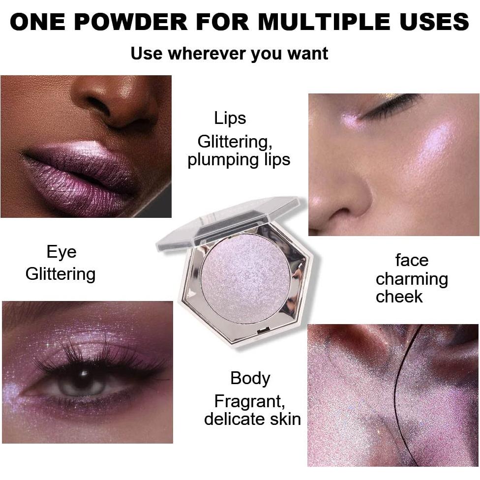 Paleta de Iluminador evpct A02 Rosa Sirena 7.65g Brillante