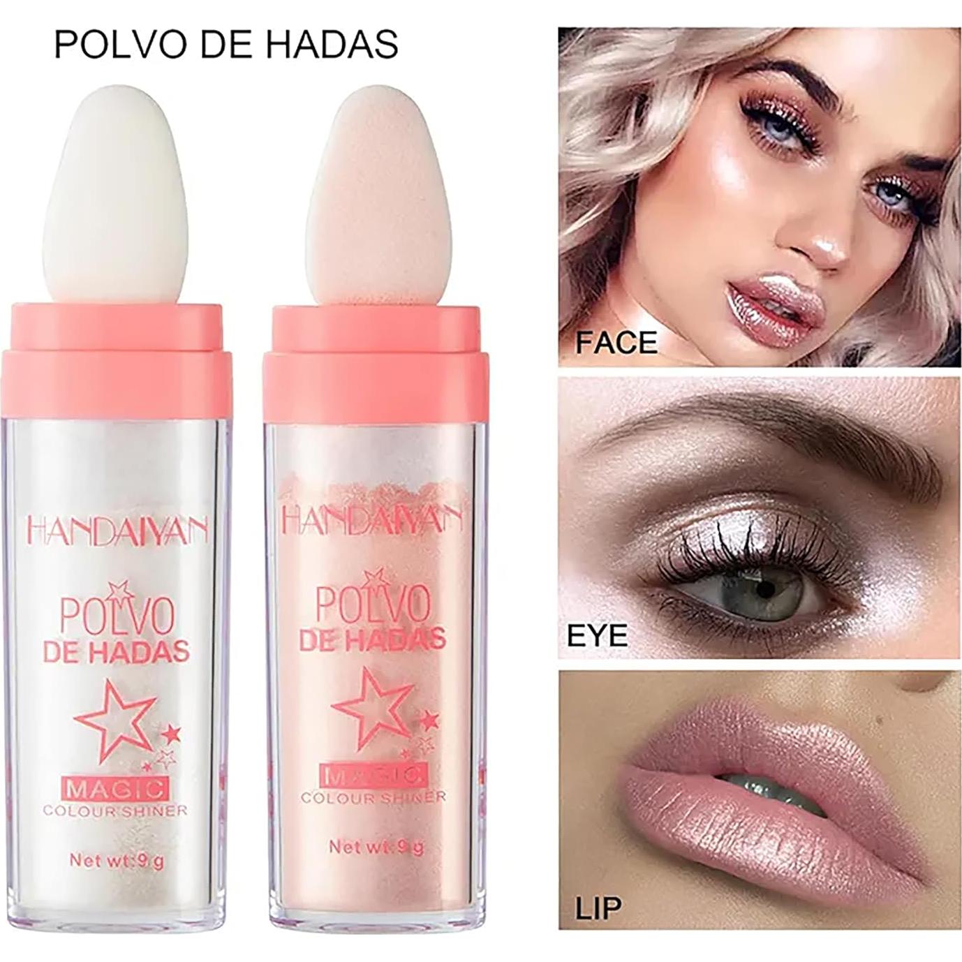 Polvo Iluminador Perlescente 48.2g - Guangzhou Xuefujiaolan - Blanco