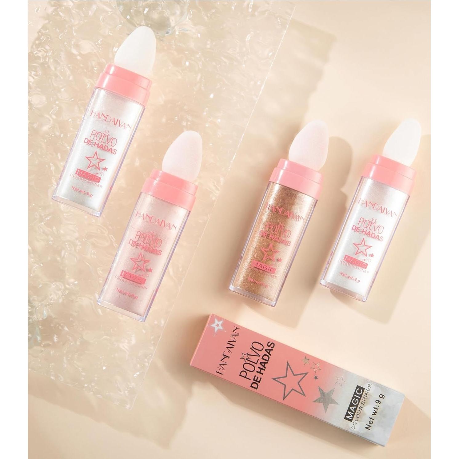 Polvo Iluminador Perlescente 48.2g - Guangzhou Xuefujiaolan - Blanco