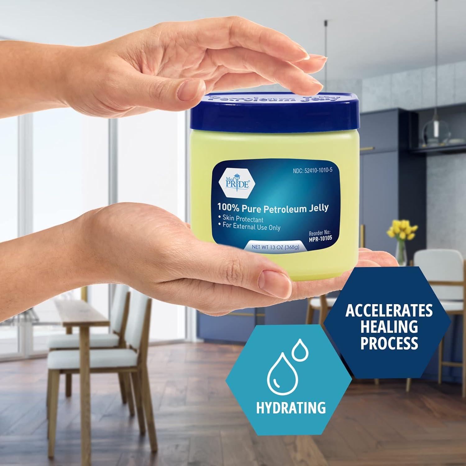 Vaselina Blanca Pura Medpride 368g - Hidratante y Protector de Piel