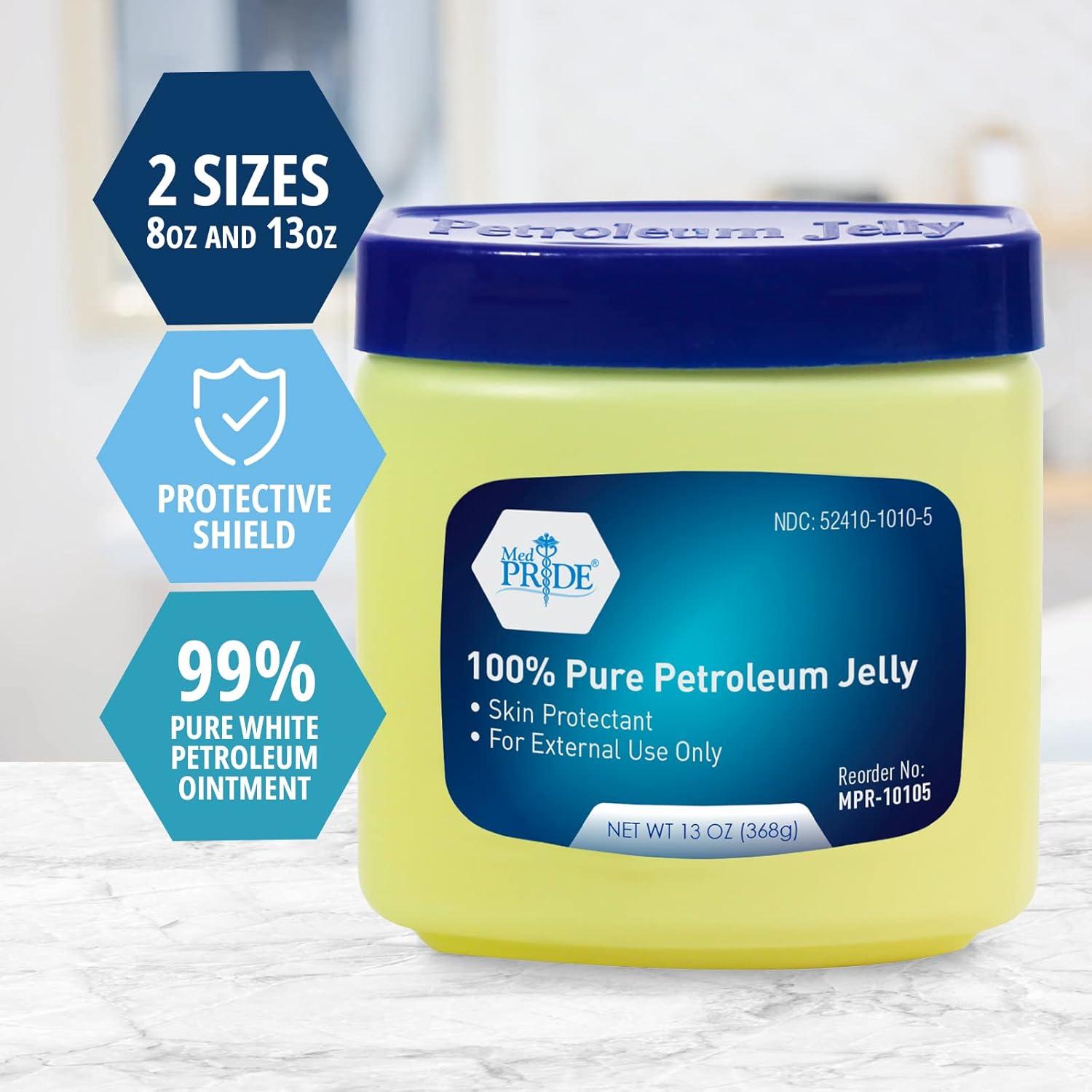 Vaselina Blanca Pura Medpride 368g - Hidratante y Protector de Piel