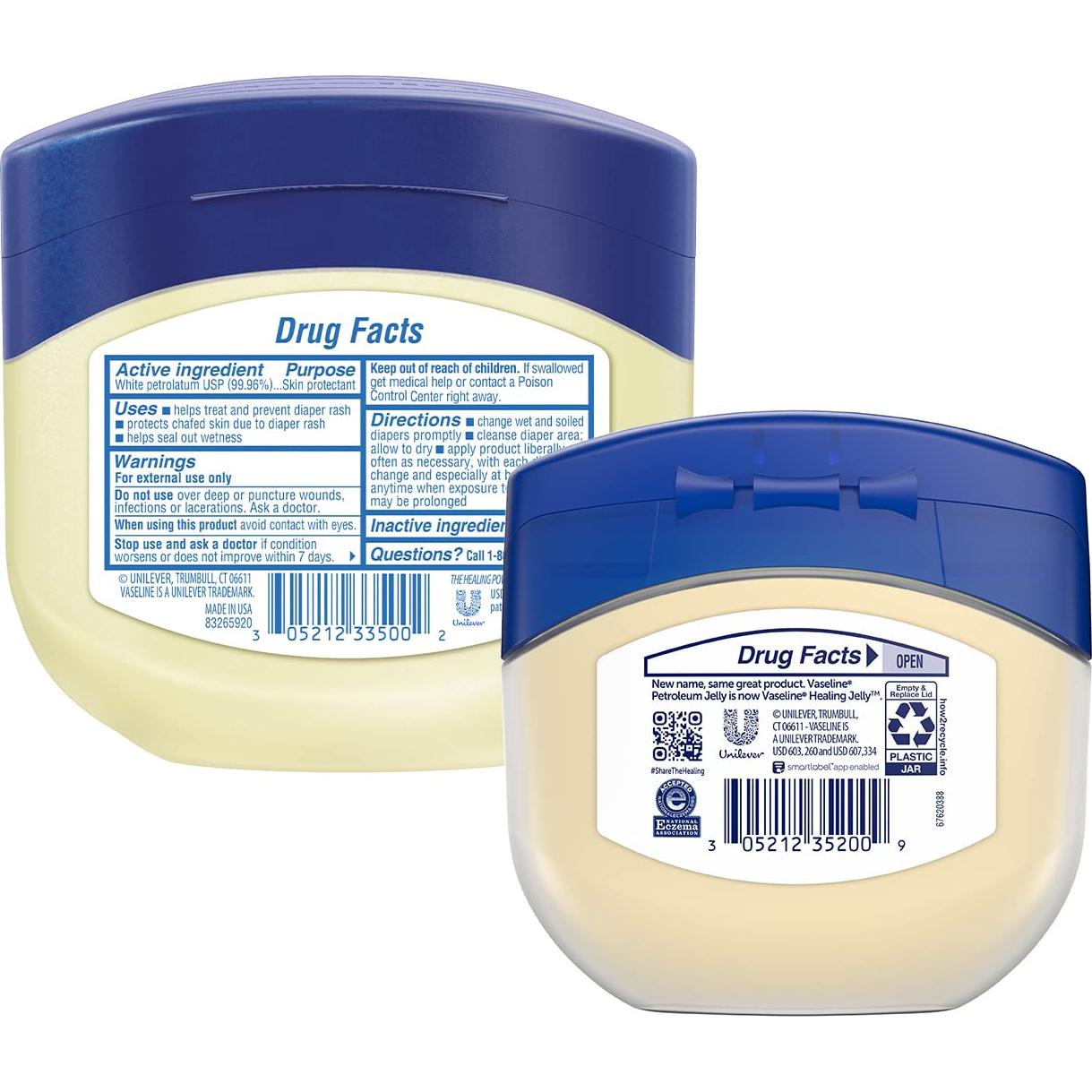 Vaselina Original Gel Curativo Unilever - 368.5g y 212.6g