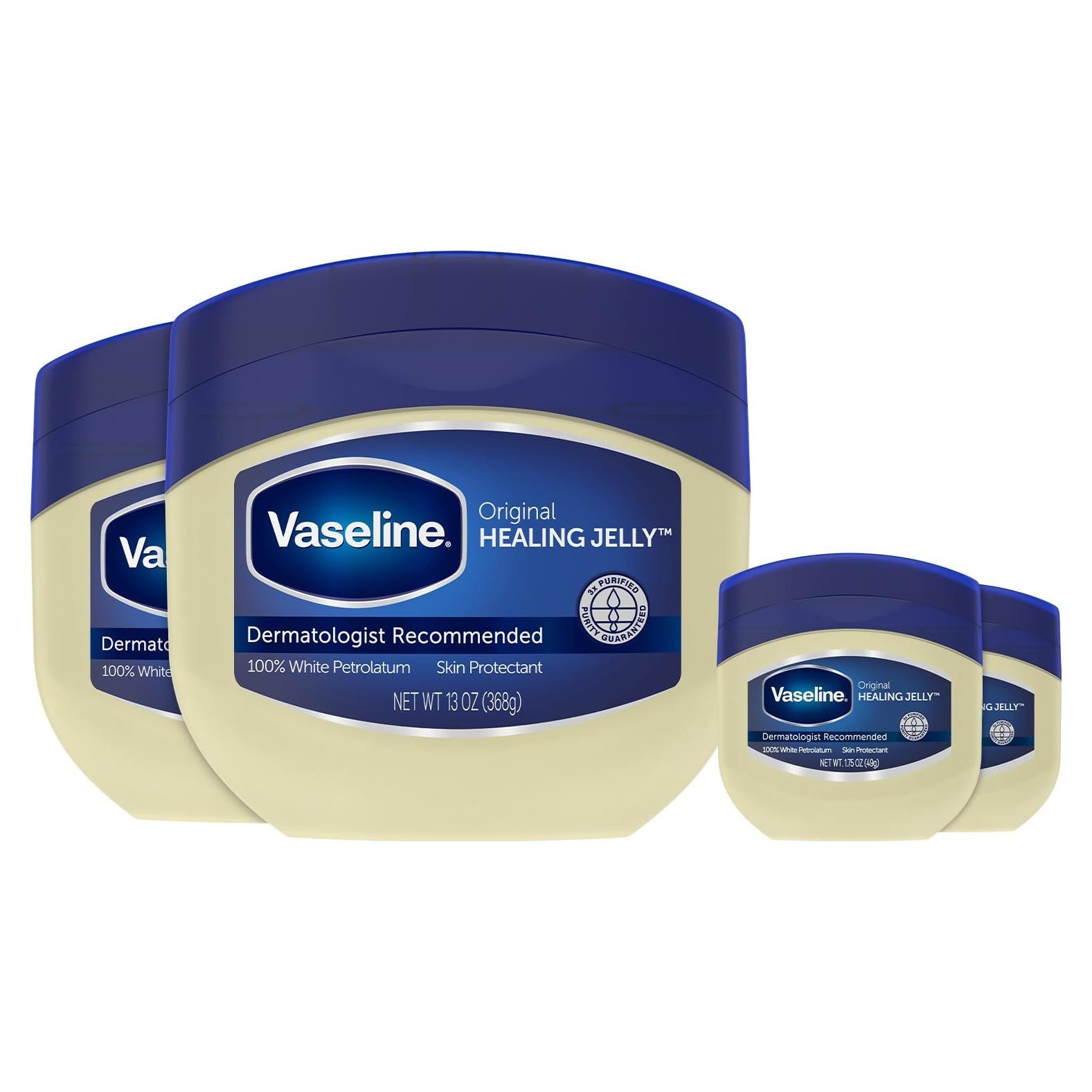 Vaselina Gel Sanador Original 4-Pack 368.5g y 49.6g Hipoalergénico