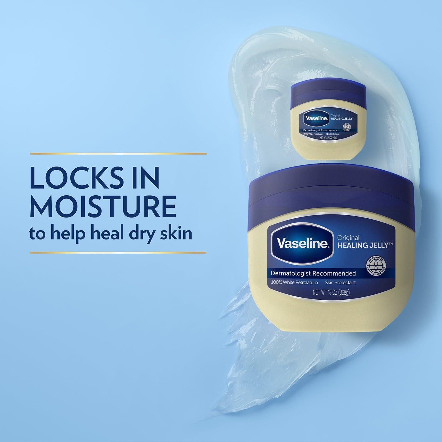 Vaselina Gel Sanador Original 4-Pack 368.5g y 49.6g Hipoalergénico