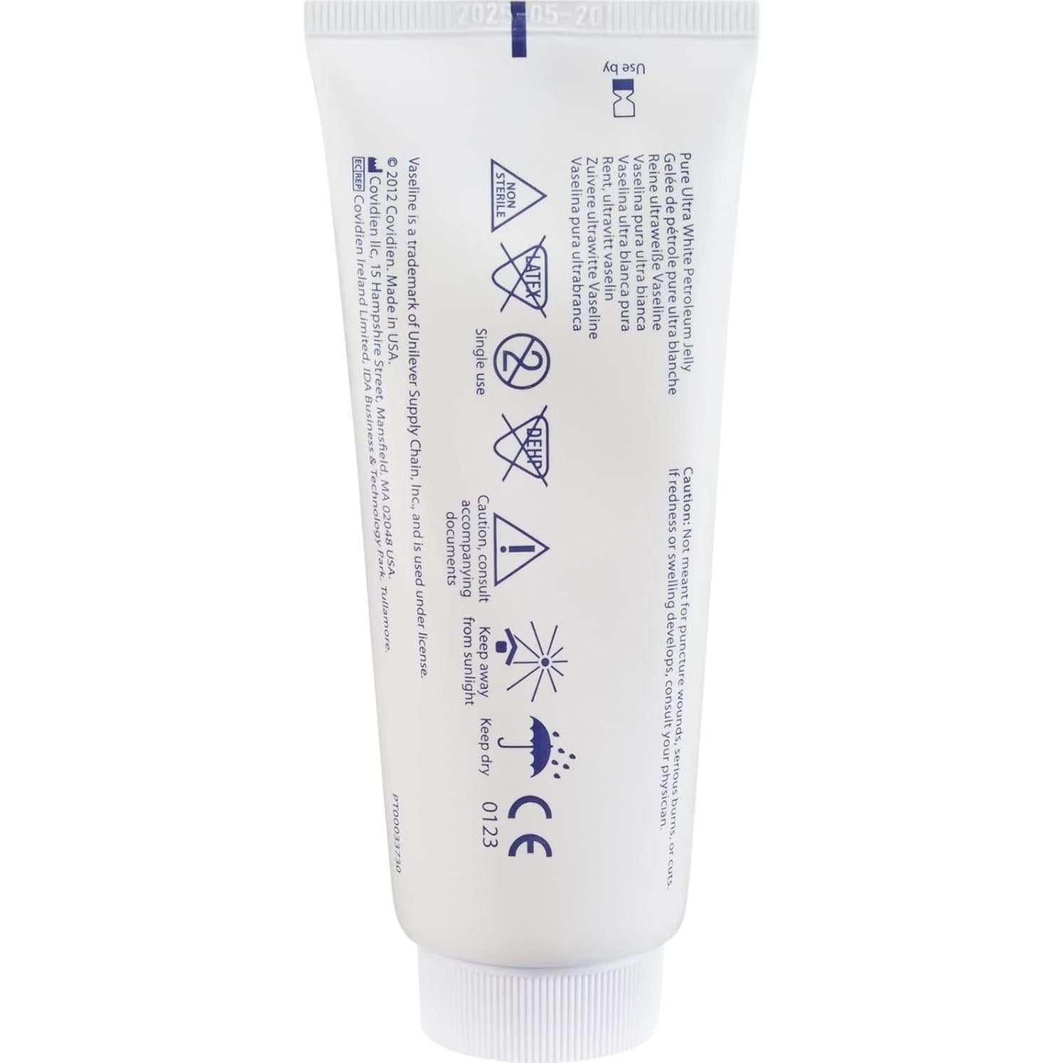 Vaselina Pura Ultra Blanca Kendall - 3 Tubos de 92.1 g