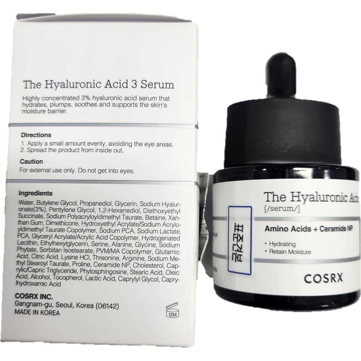 Suero Hidratante COSRX Ácido Hialurónico 3% Ceramida 50ml