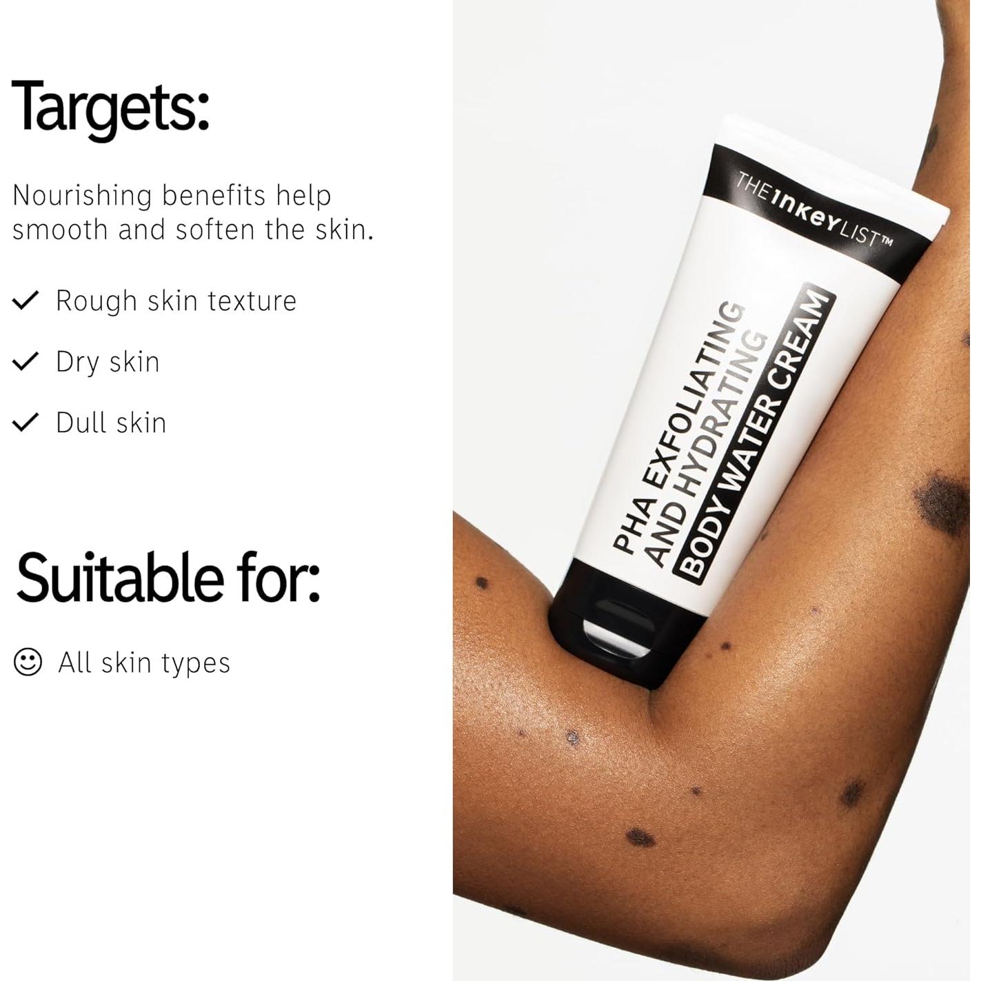 Crema Hidratante Corporal 2-en-1 The INKEY List 150ml