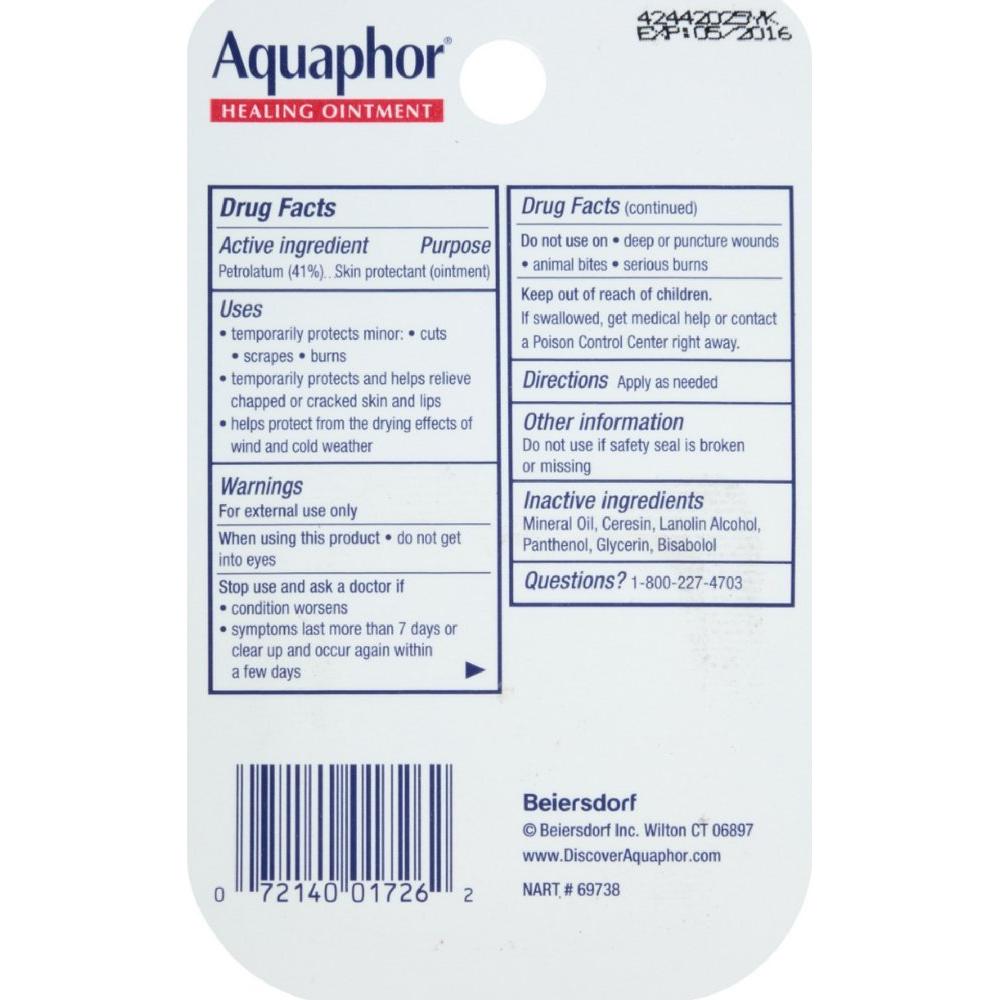 Ungüento Curativo Aquaphor Terapia Avanzada 5 Piezas 22.68 g
