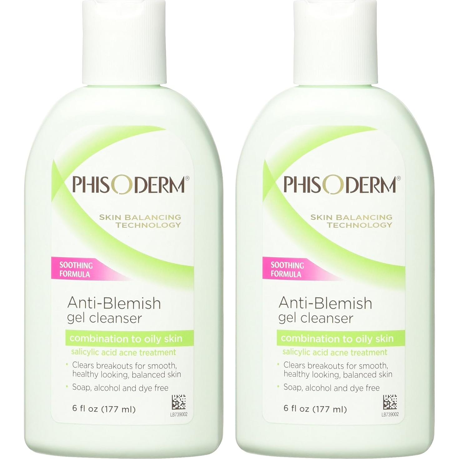 Gel Limpiador Anti-Manchas Phisoderm 170 ml (Paquete de 2)