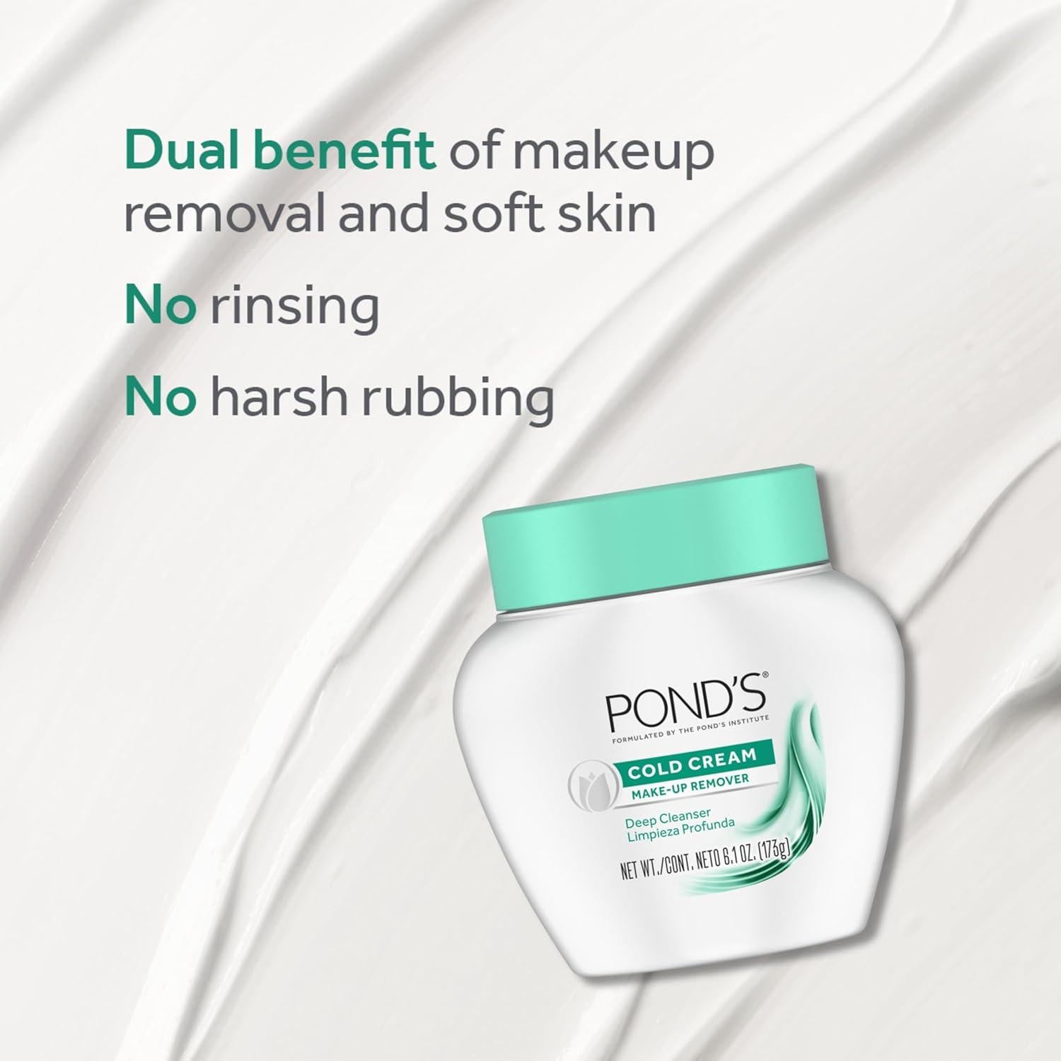 Crema Fría POND'S Limpiador Facial 269 g Hidratante y Desmaquillante