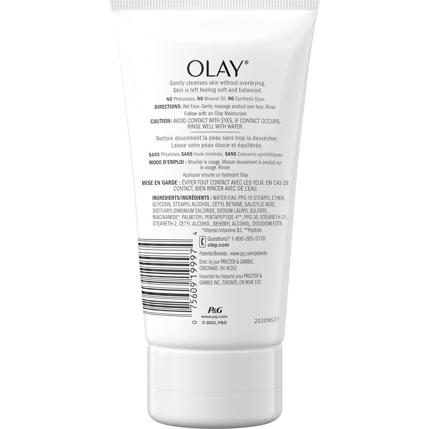 Limpiador Facial Olay Regenerist Colágeno Péptido 24 150 mL