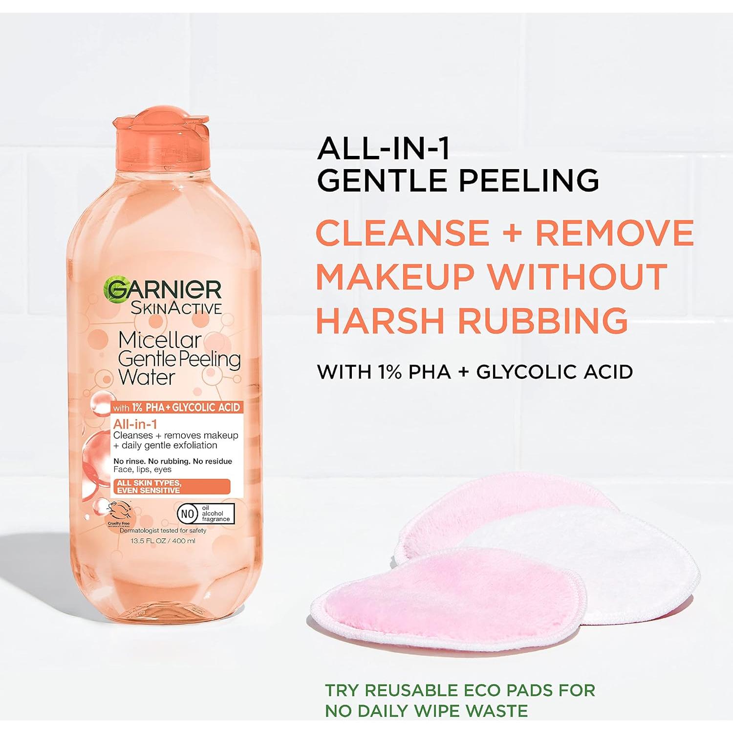 Garnier SkinActive Agua Micelar Exfoliante 1% PHA 2L