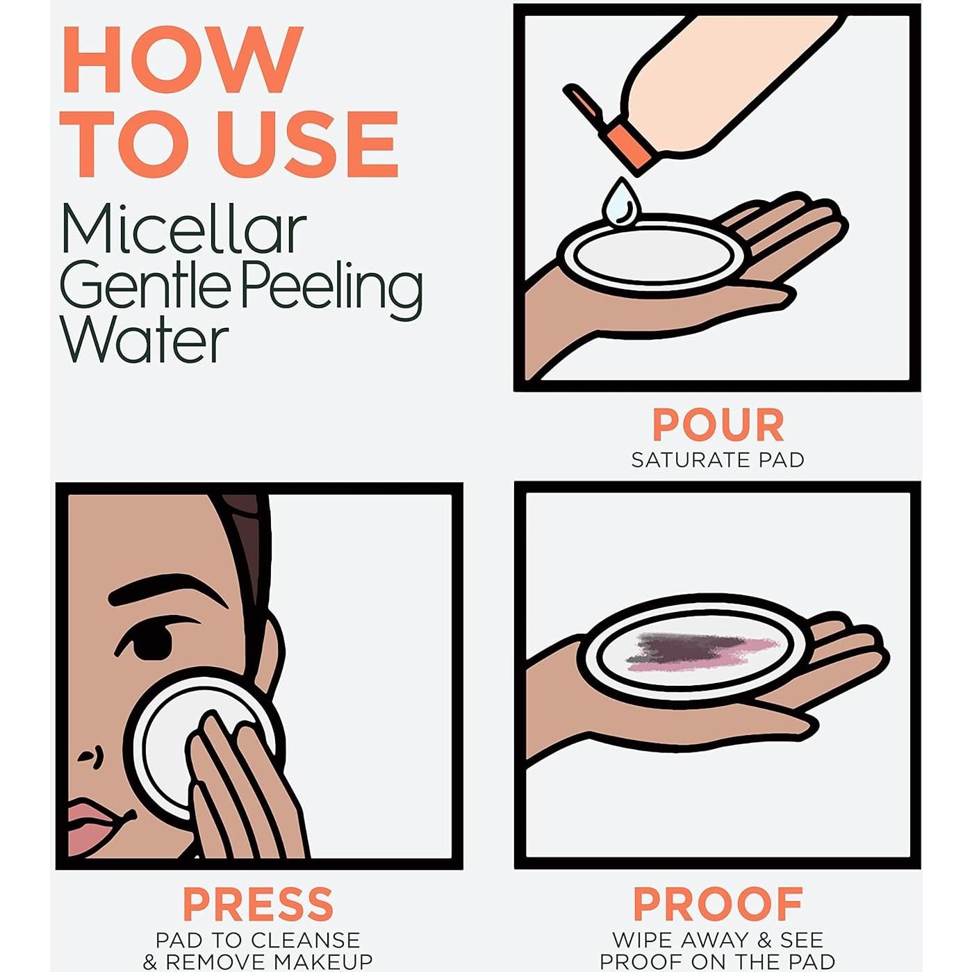 Garnier SkinActive Agua Micelar Exfoliante 1% PHA 2L