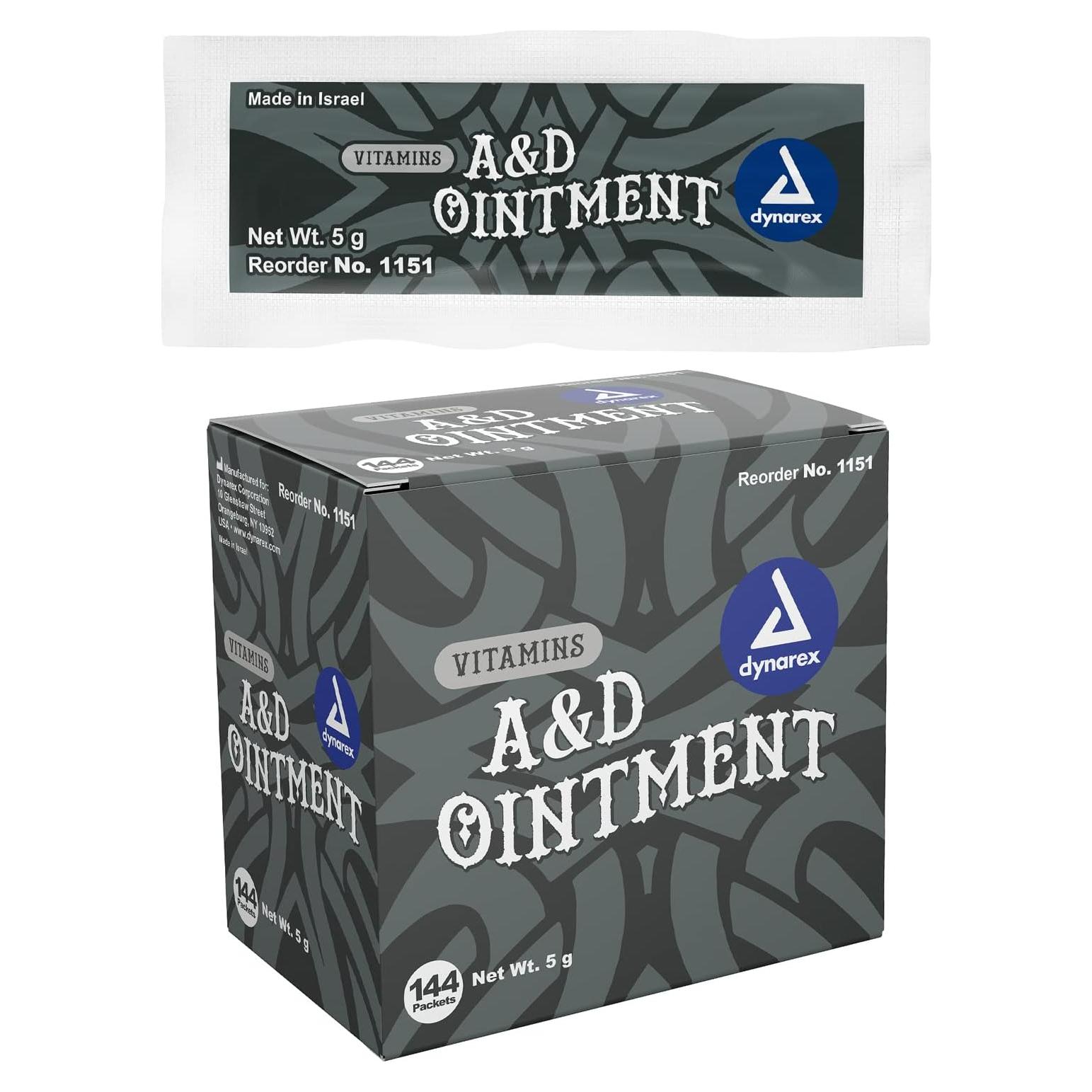 Ungüento de Vitaminas A&D Dynarex 144 Paquetes de 5g