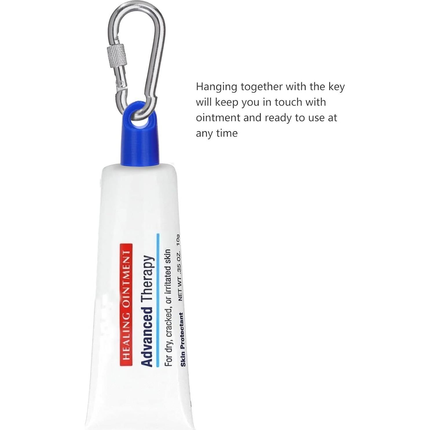 Tapa de Llavero LUAATT para Tubos Aquaphor 9.9 g - Paquete de 4