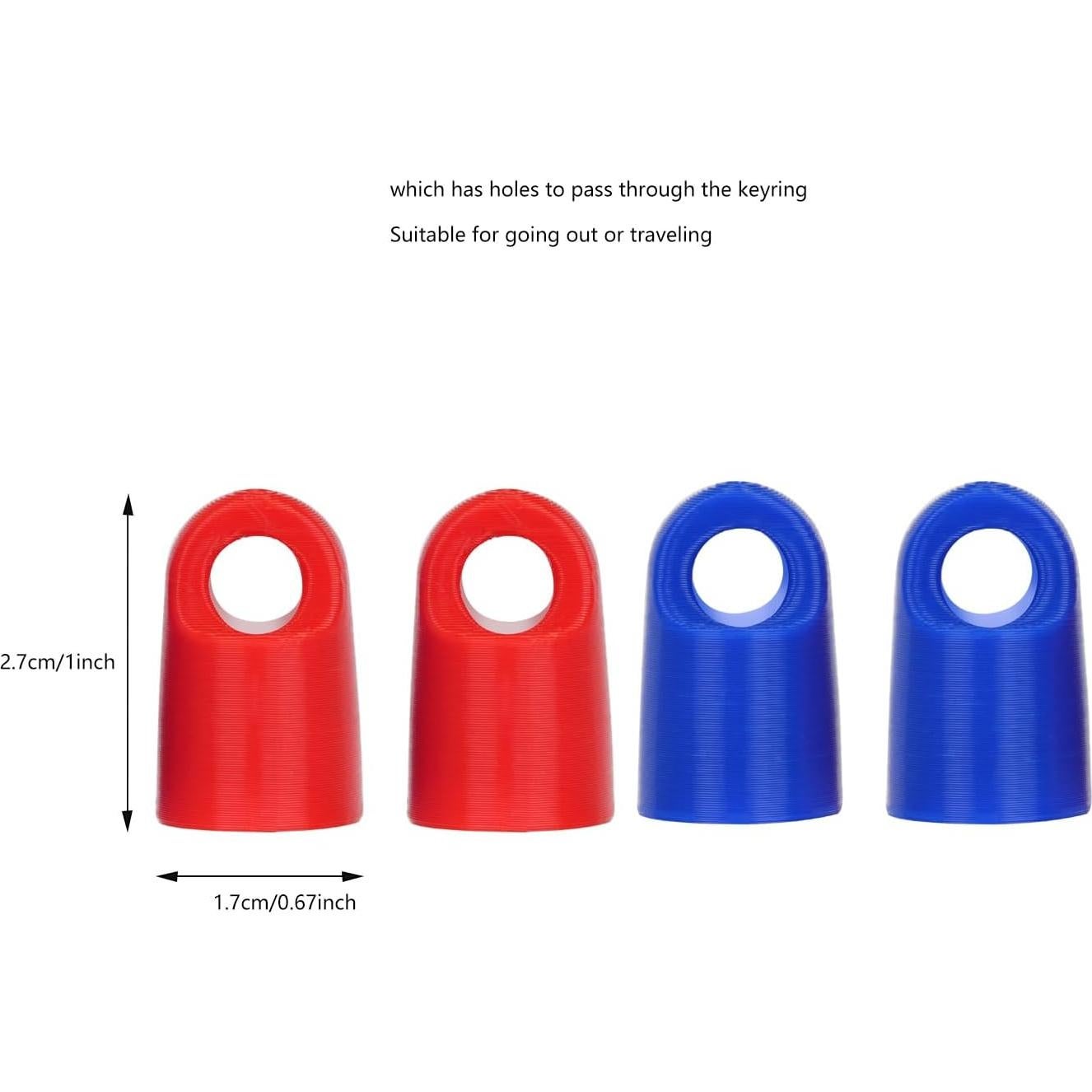 Tapa de Llavero LUAATT para Tubos Aquaphor 9.9 g - Paquete de 4