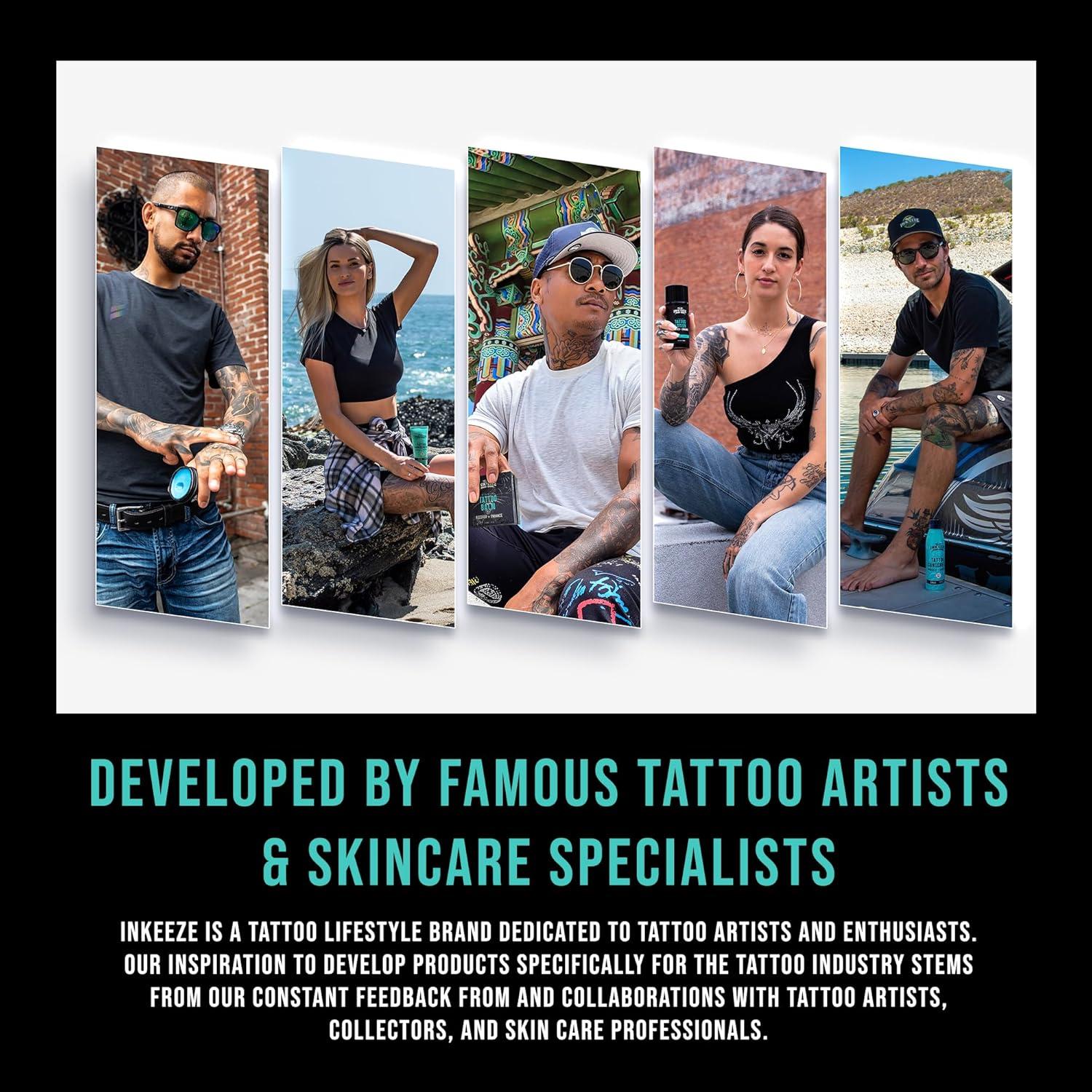 Ungüento Verde para Tatuajes INK-EEZE 93.4g Vegano Lavanda