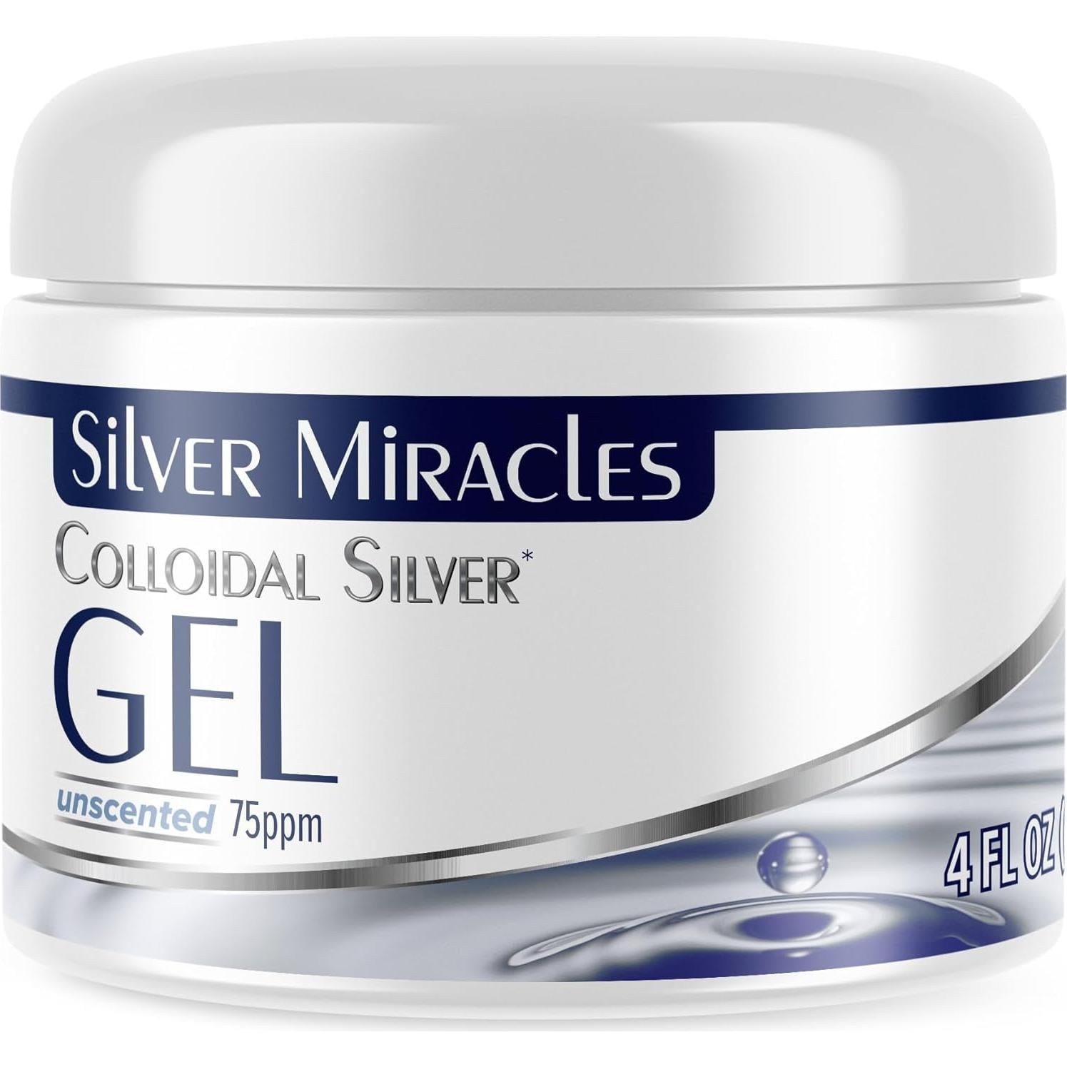 Gel de Plata Coloidal Silver Miracles 118.3 ml - Paquete de 2