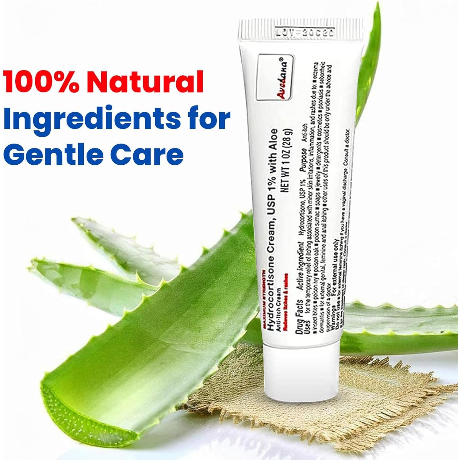 Crema Hidrocortisona 1% Avedana 28.35g con Aloe Vera