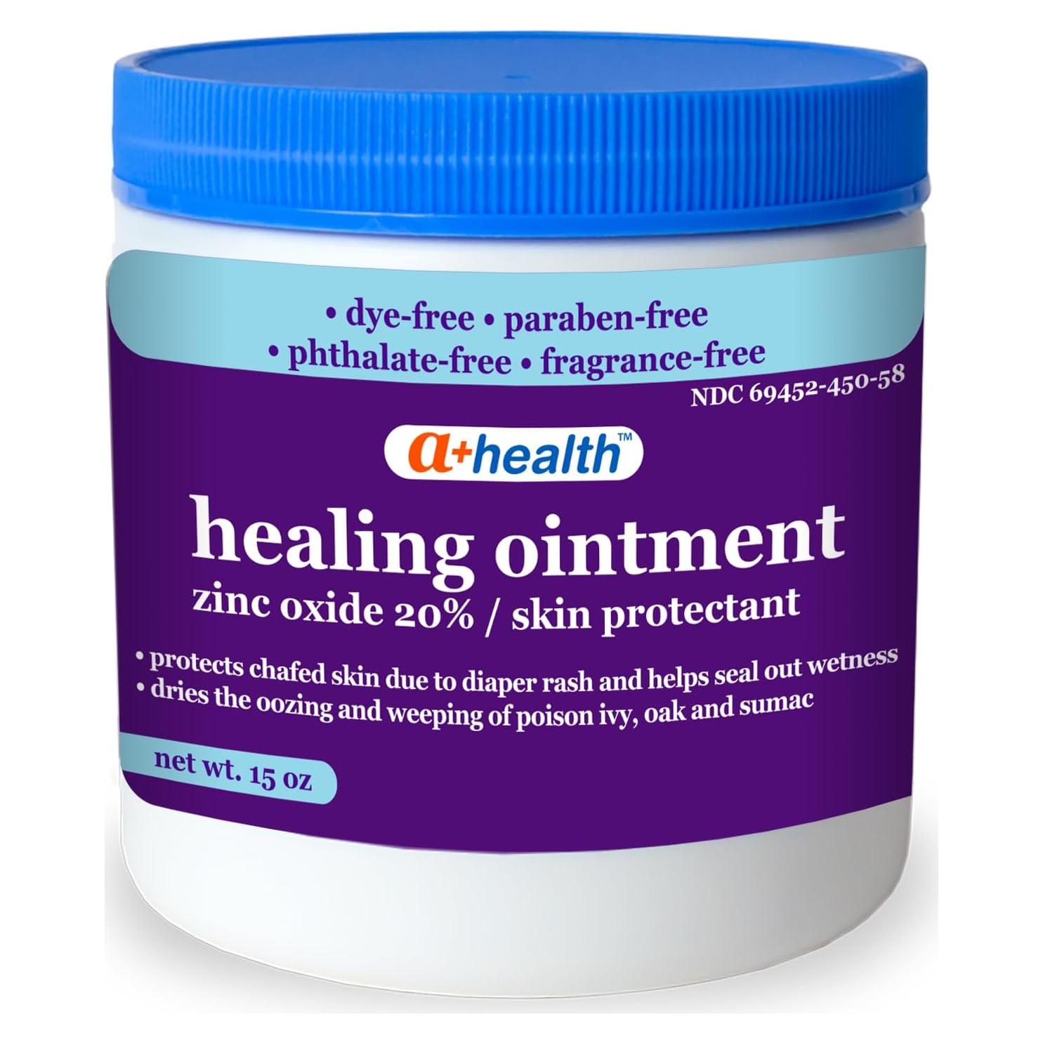 Ungüento Sanador A+Health 20% Óxido de Zinc 425g para Piel