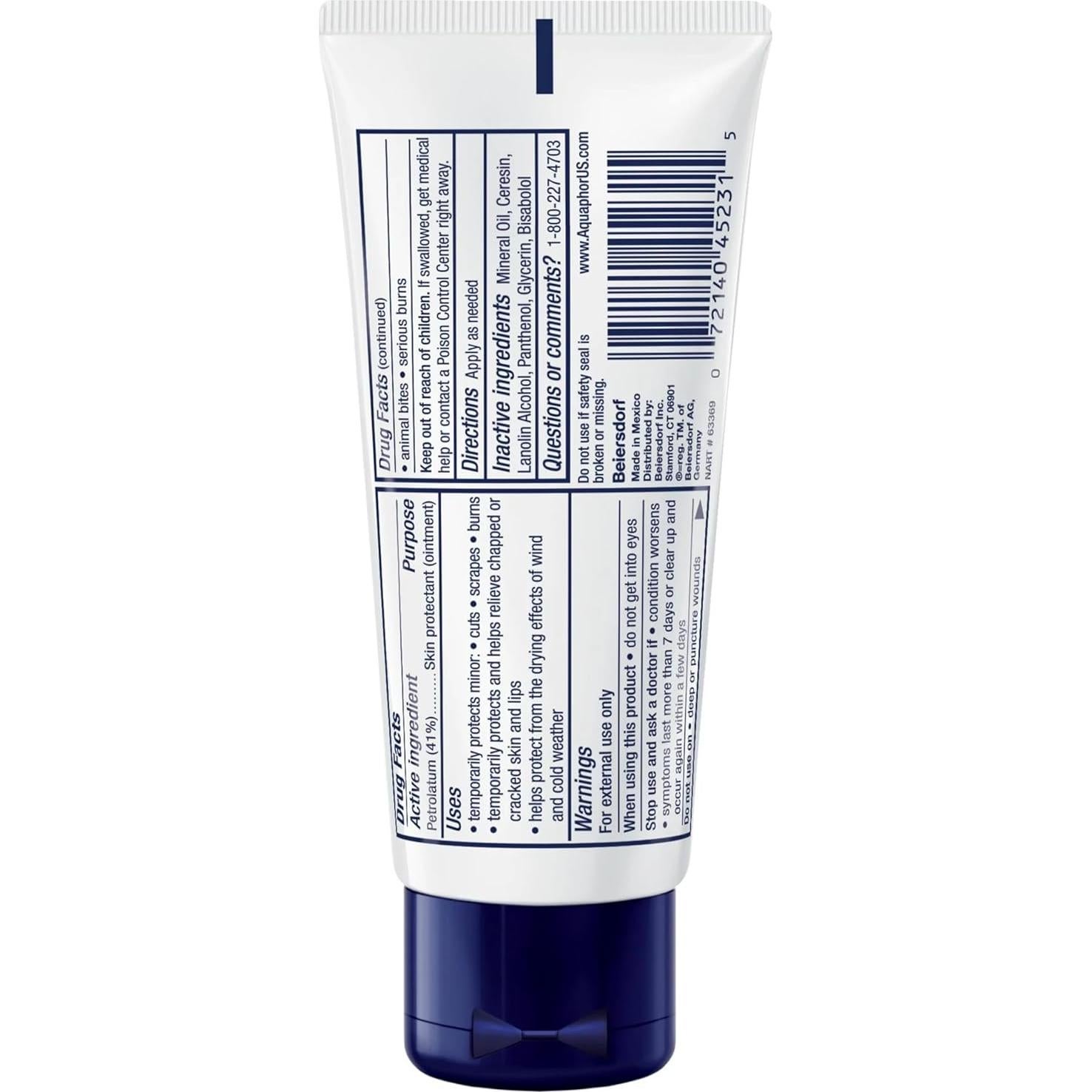 Ungüento Sanador Aquaphor 49.6 g - Paquete de 12 Tubos