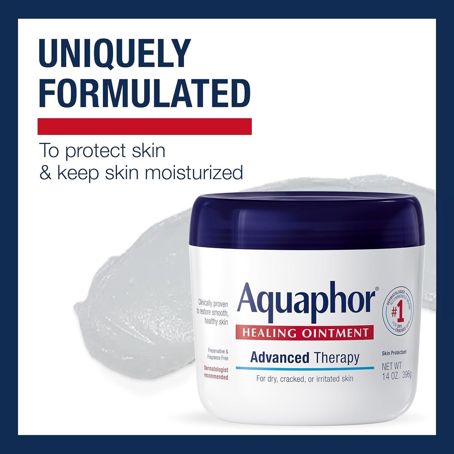 Conjunto Cuidado Piel Aquaphor - Ungüento 396g + 2 Sticks Labiales 4.8g