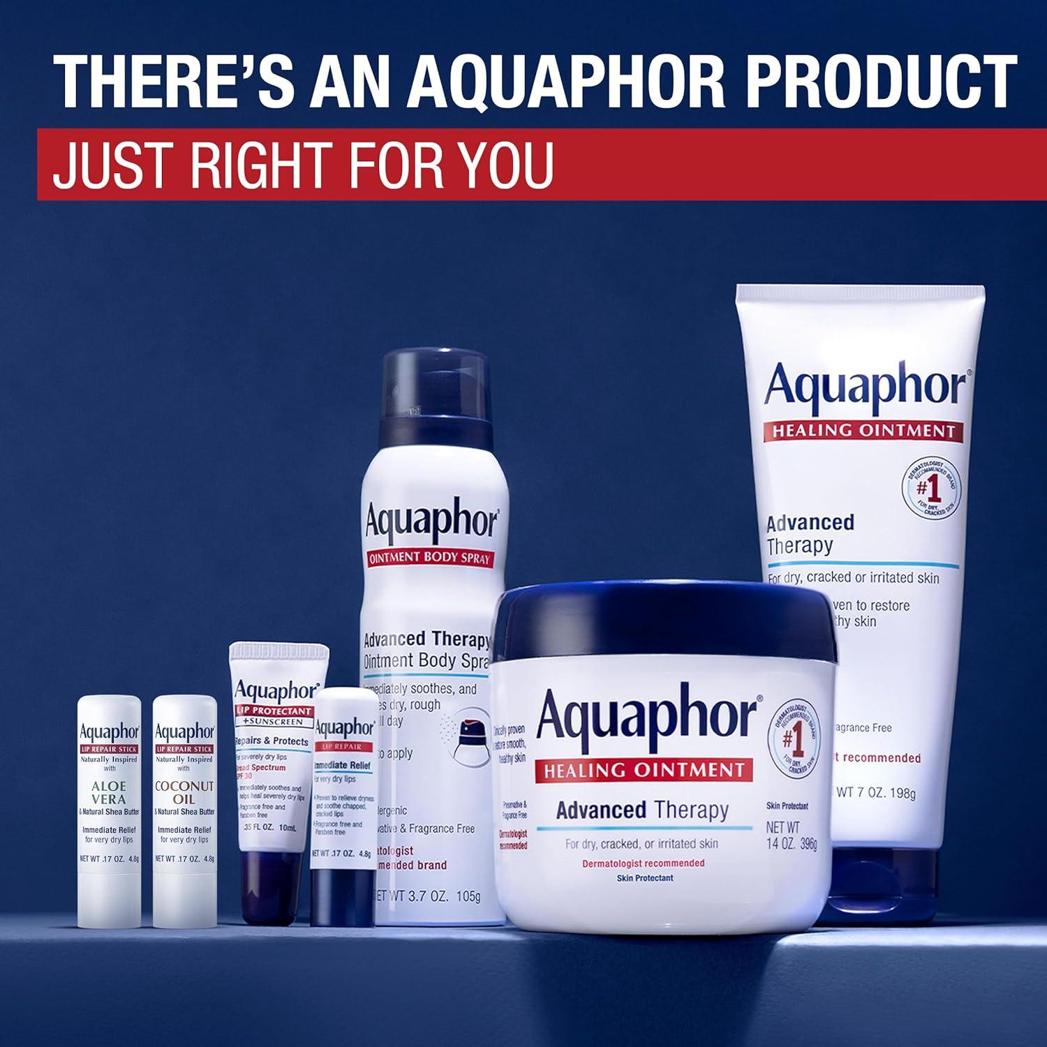 Conjunto Cuidado Piel Aquaphor - Ungüento 396g + 2 Sticks Labiales 4.8g