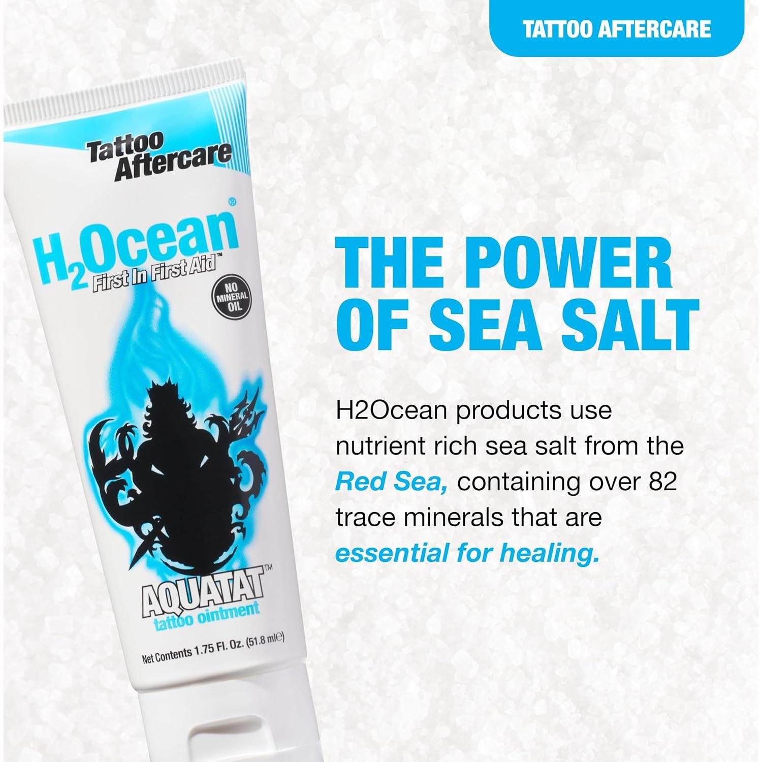 H2Ocean Aquatat Crema Cuidado Tatuajes 49.6 g Sin Fragancia