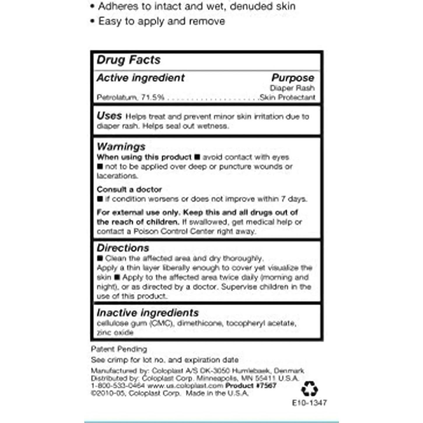 Ungüento Barrera de Humedad Coloplast Critic-Aid 75 g