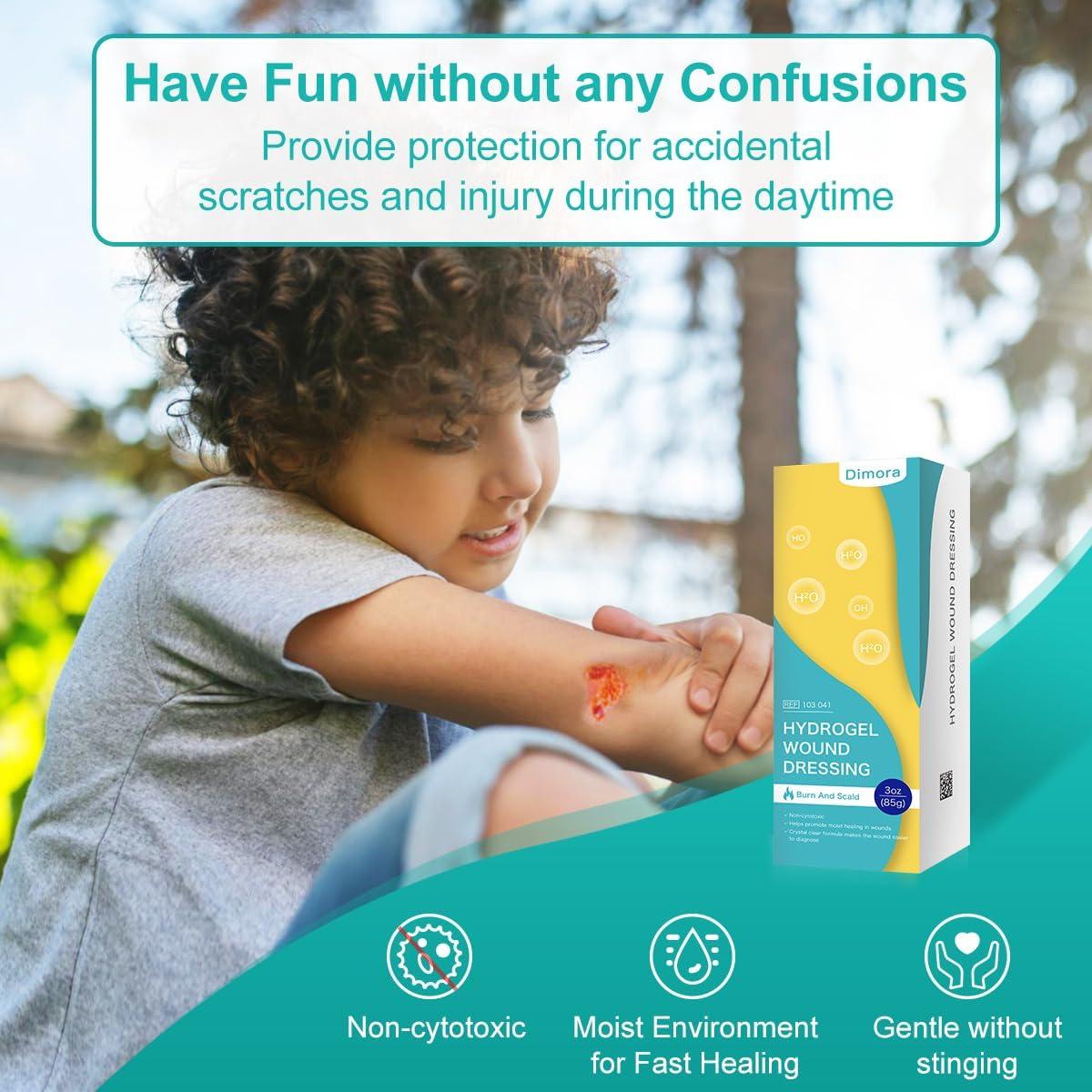 Dimora Hidrogel 2 Paquetes 170g Crema para Quemaduras y Heridas