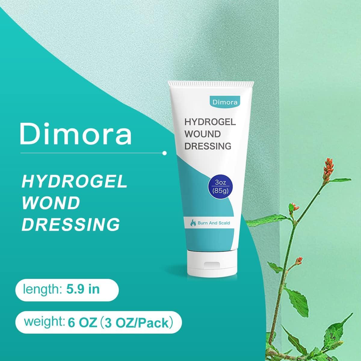 Dimora Hidrogel 2 Paquetes 170g Crema para Quemaduras y Heridas