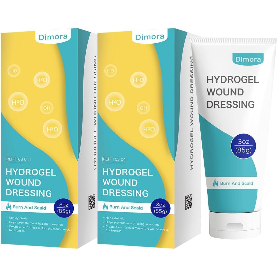 Dimora Hidrogel 2 Paquetes 170g Crema para Quemaduras y Heridas