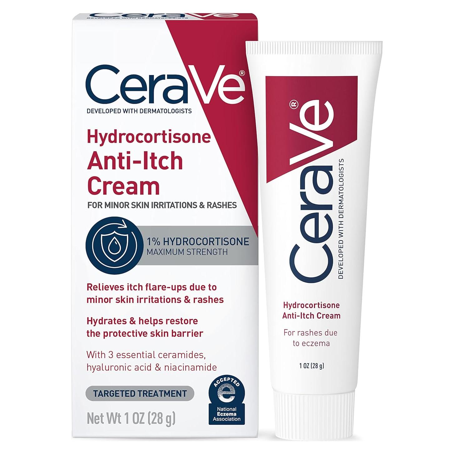 Crema Antipicazón CeraVe 1% Hidrocortisona 28g Sin Fragancia