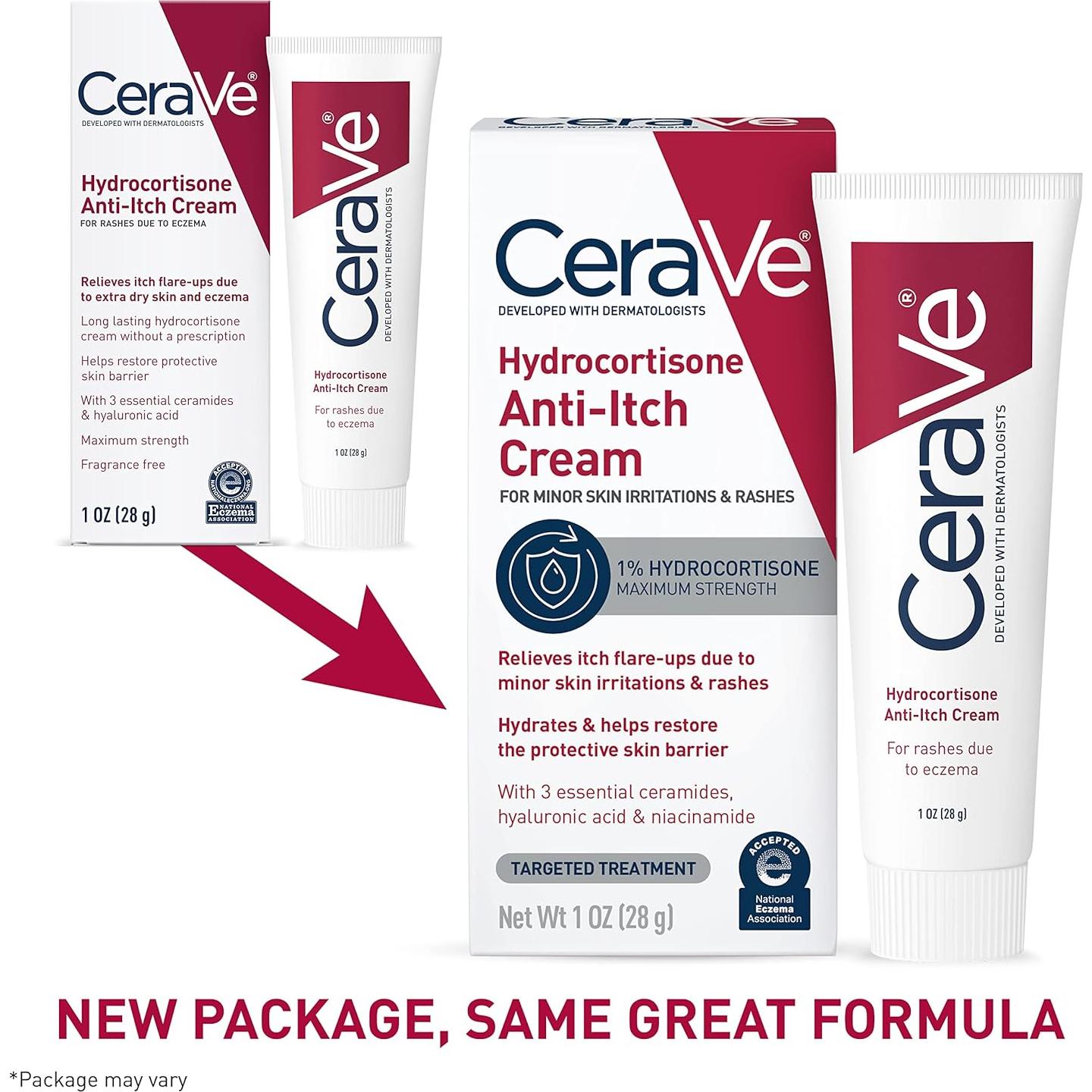 Crema Antipicazón CeraVe 1% Hidrocortisona 28g Sin Fragancia