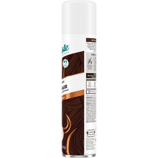 Champú Seco Batiste Divino Oscuro 199ml - Paquete de 6
