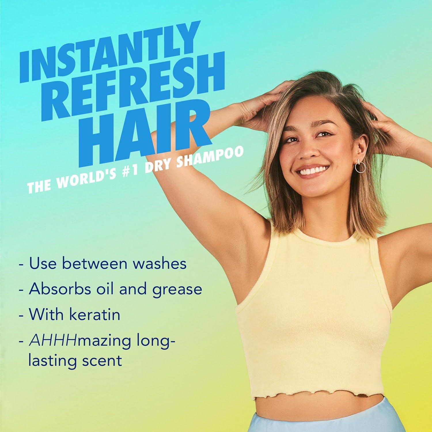 Champú Seco Batiste Fresco 162 g - Absorbe Aceite y Revitaliza