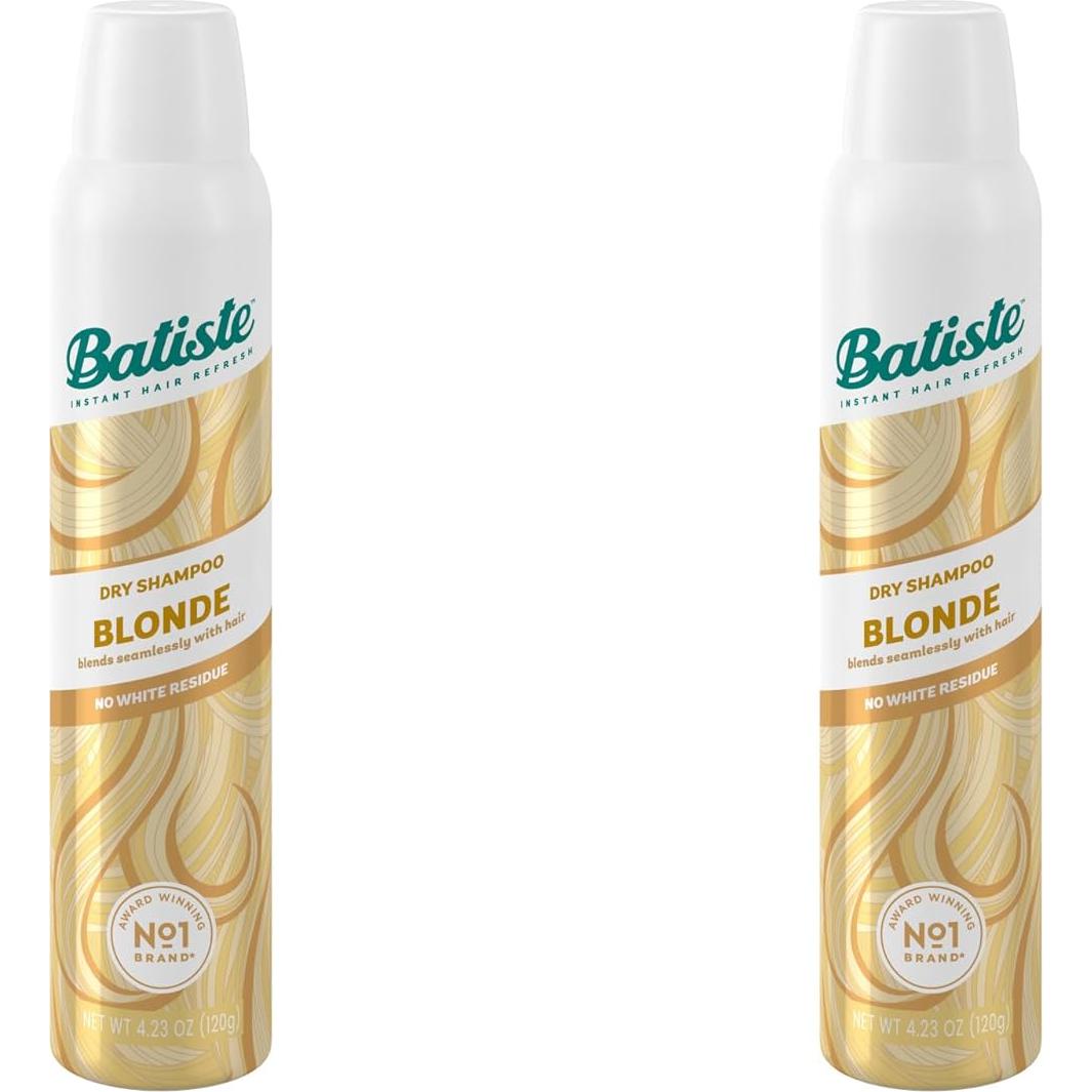 Champú Seco Batiste Rubio Brillante 190 ml - Paquete de 2
