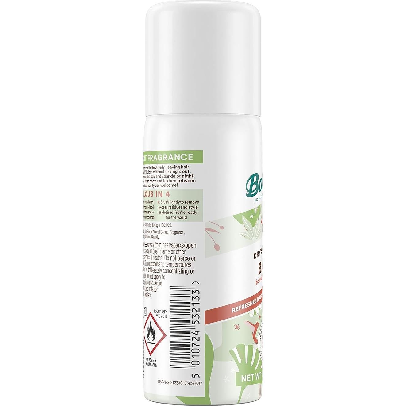 Champú Seco Batiste Mini 30g - Refresca tu Cabello