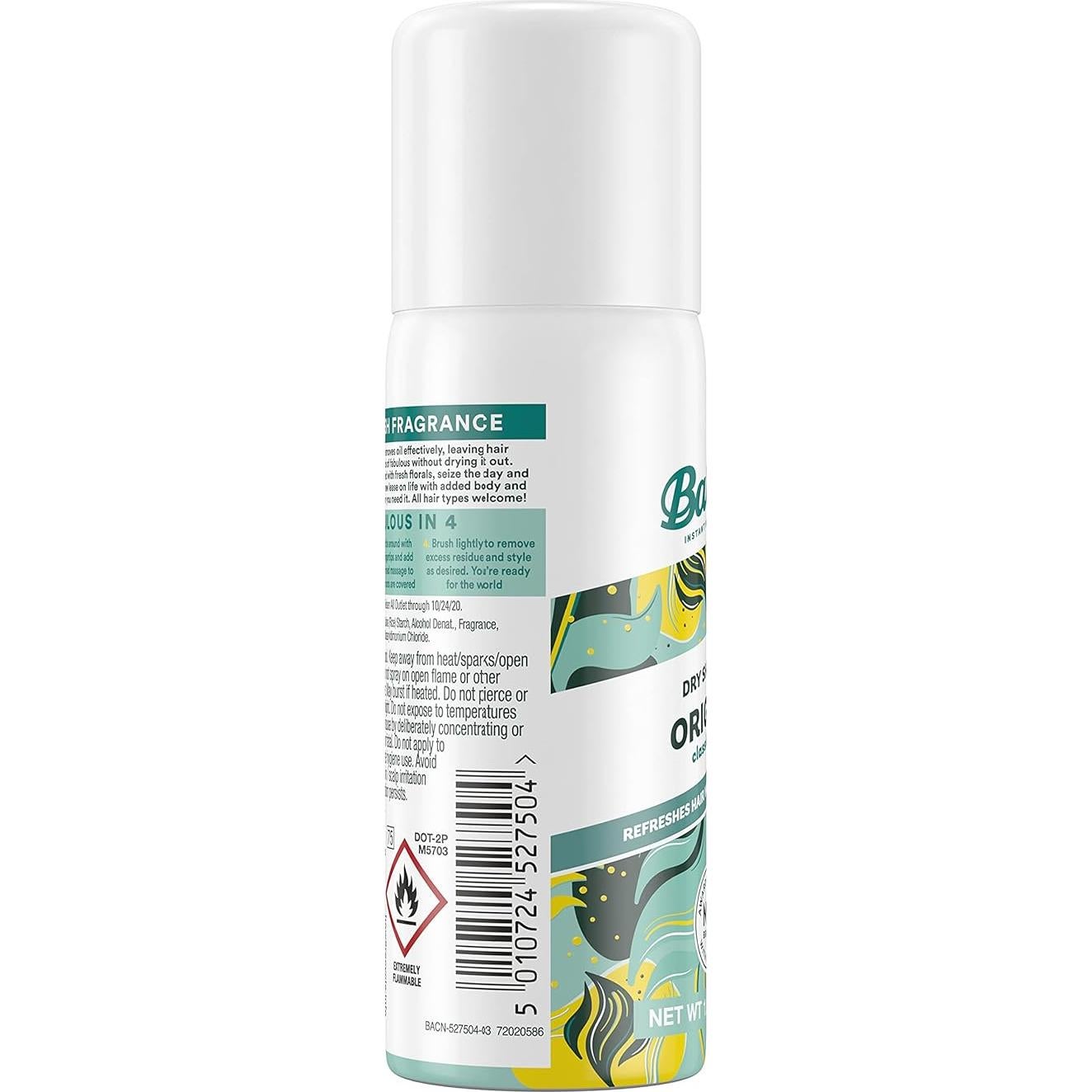 Champú Seco Batiste Original 47ml - Revitaliza Cabello