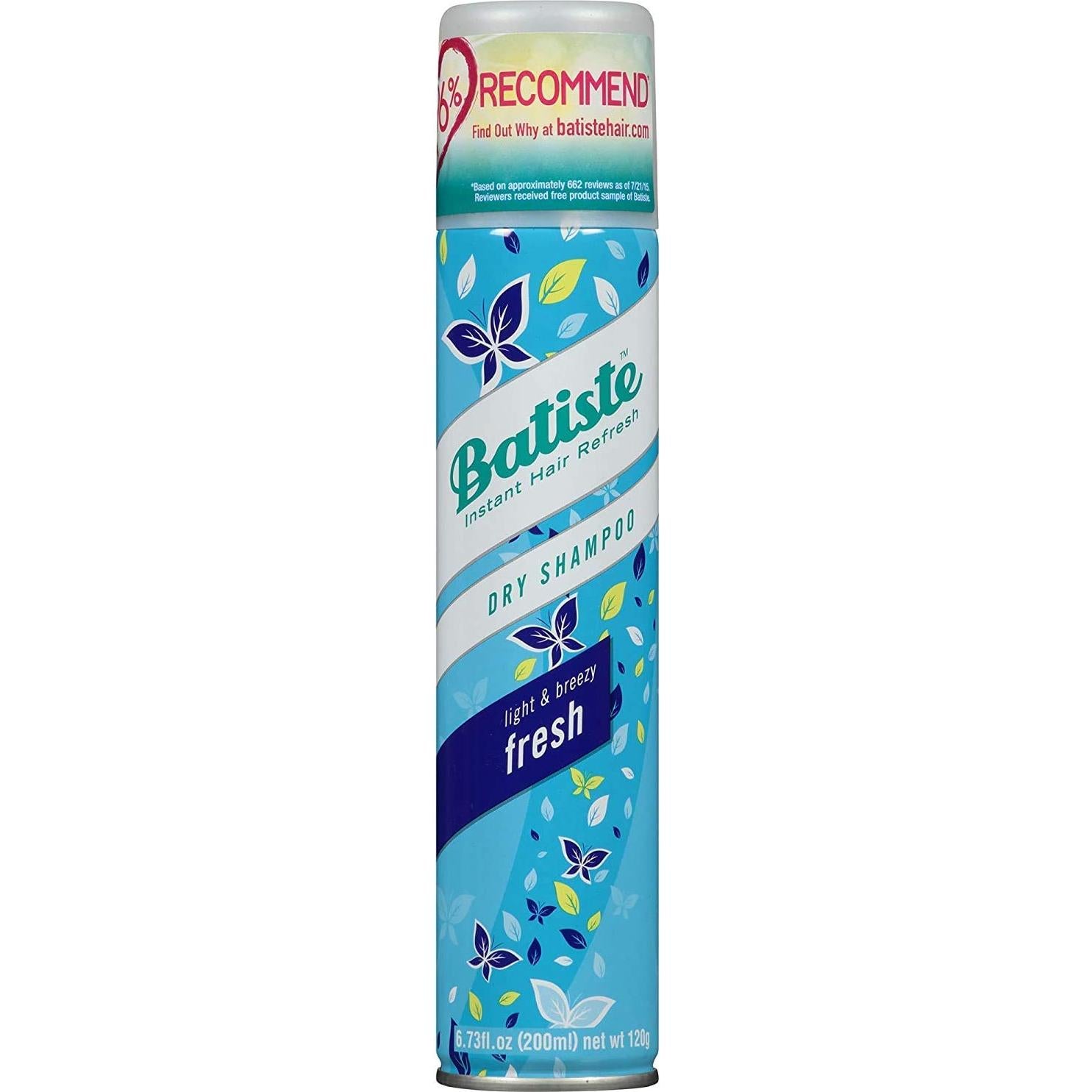 Champú Seco Batiste Fresco 190 ml - Refresco Instantáneo