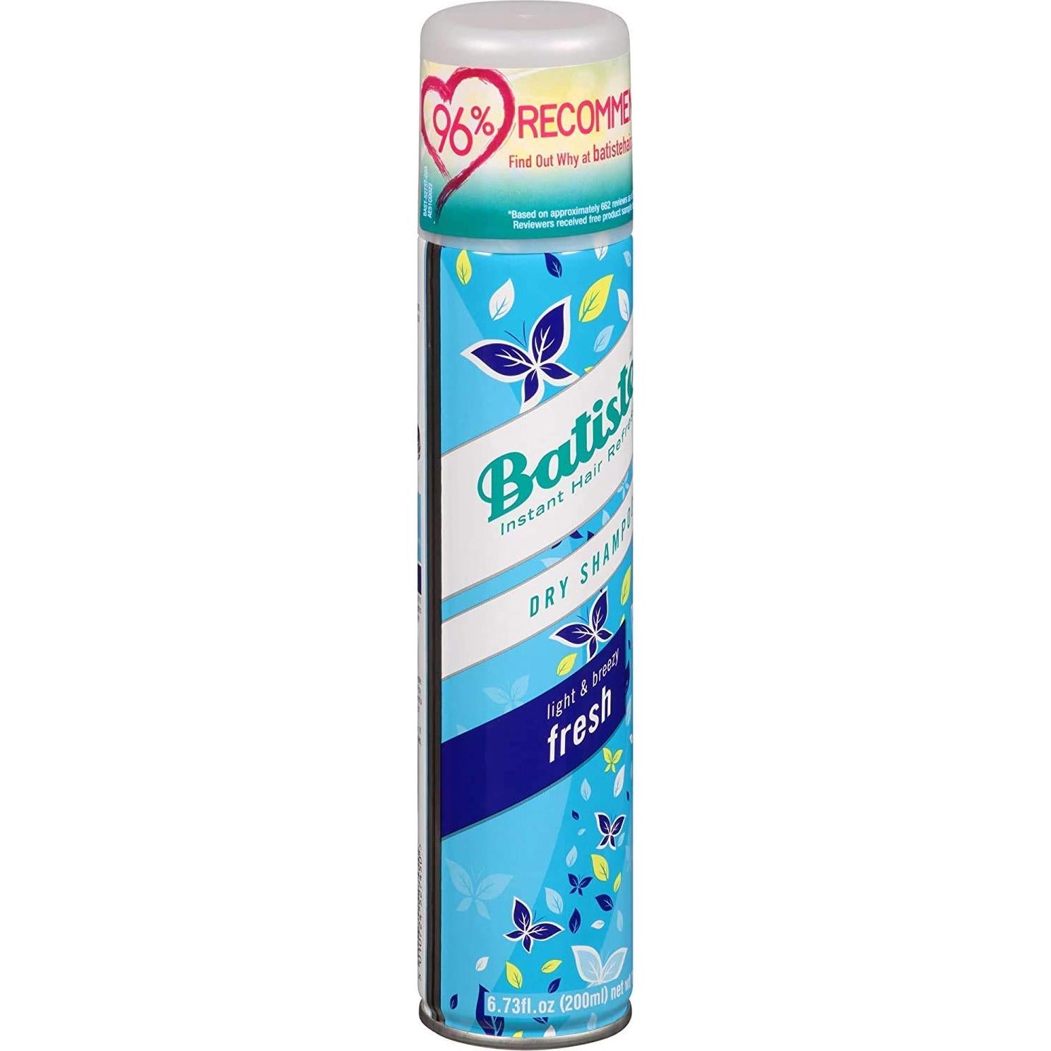 Champú Seco Batiste Fresco 190 ml - Refresco Instantáneo