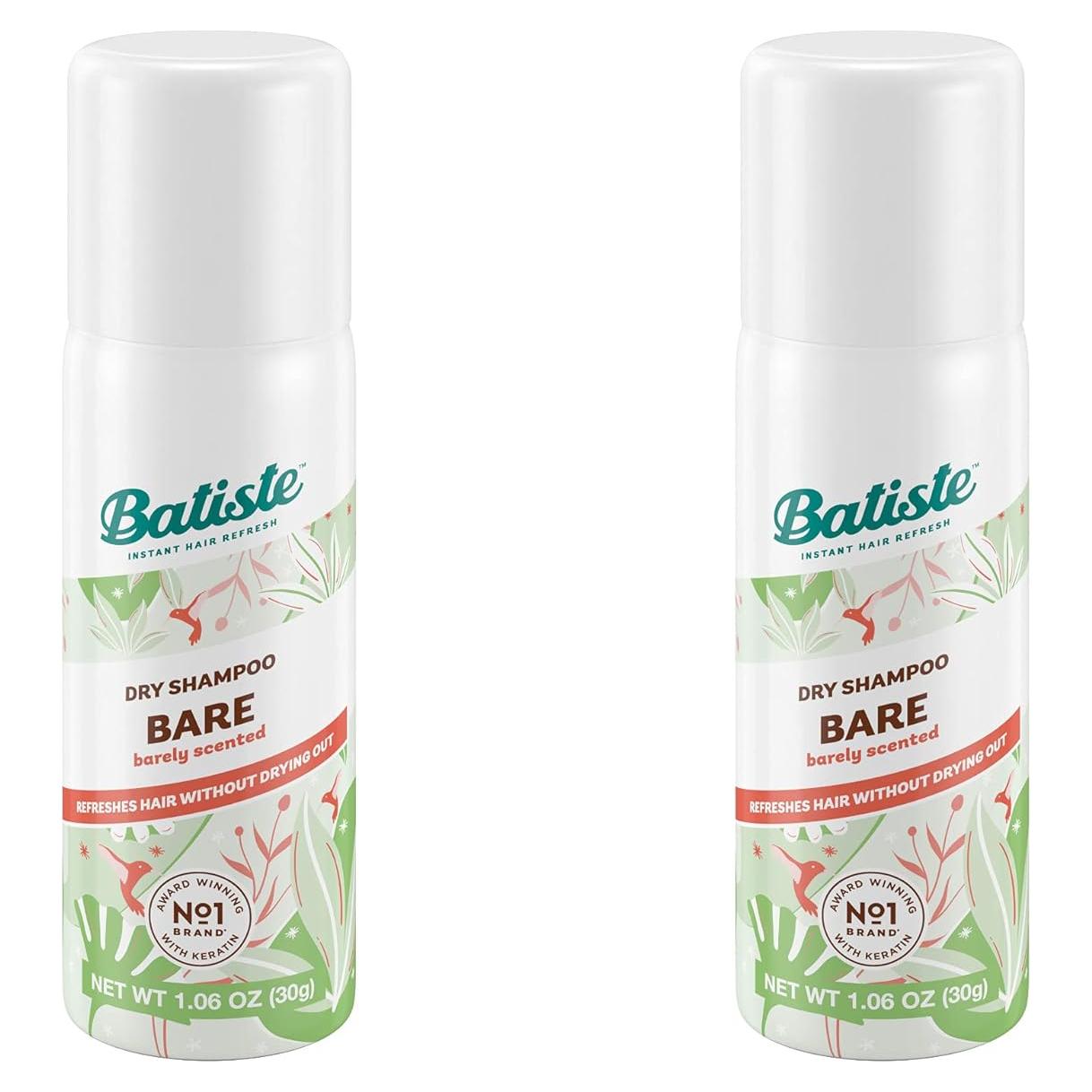 Champú Seco Batiste Bare Mini 45 g - Paquete de 2