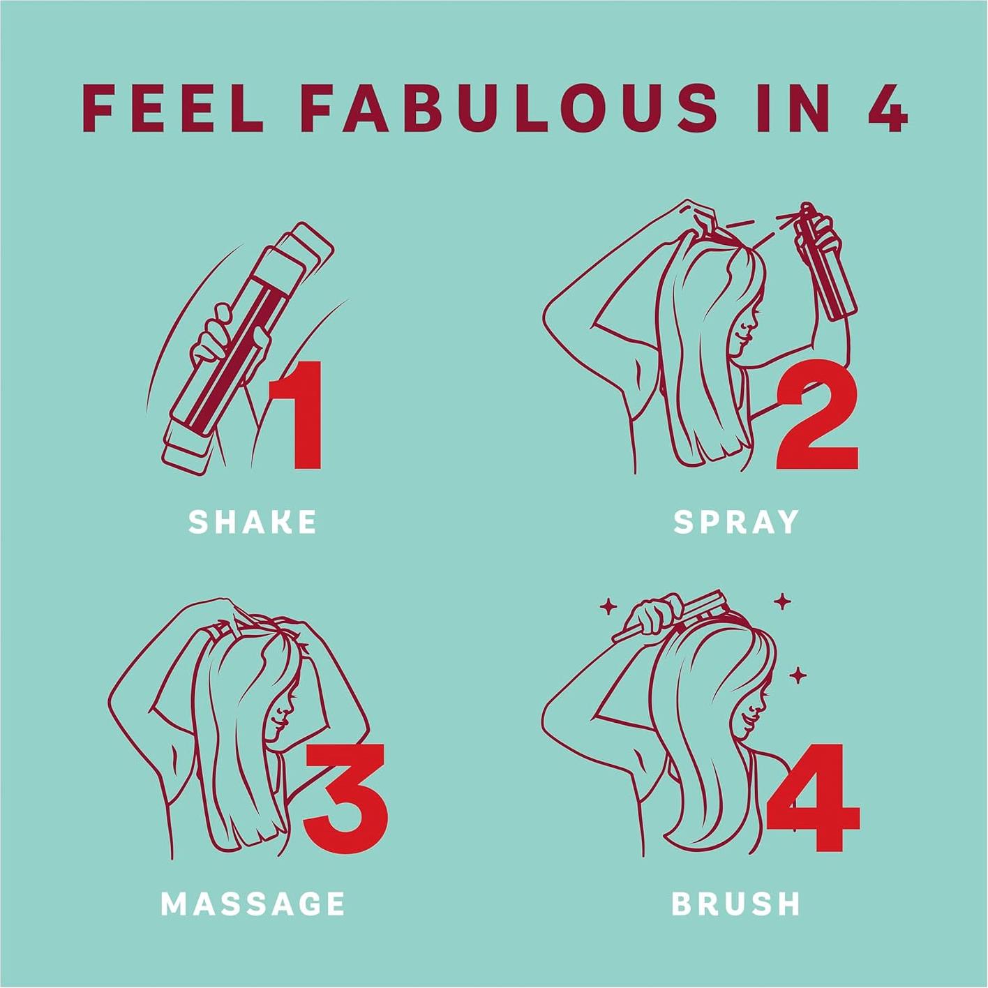 Champú Seco Batiste Cereza 198 ml - Sin Agua, Aroma Frutal