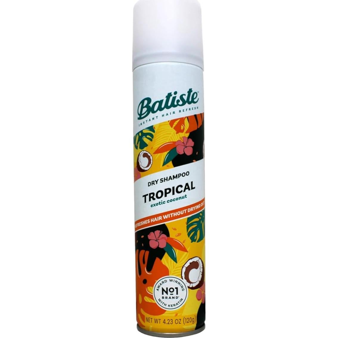 Champú Seco Batiste Coco Tropical 108.86 g - Paquete de 6