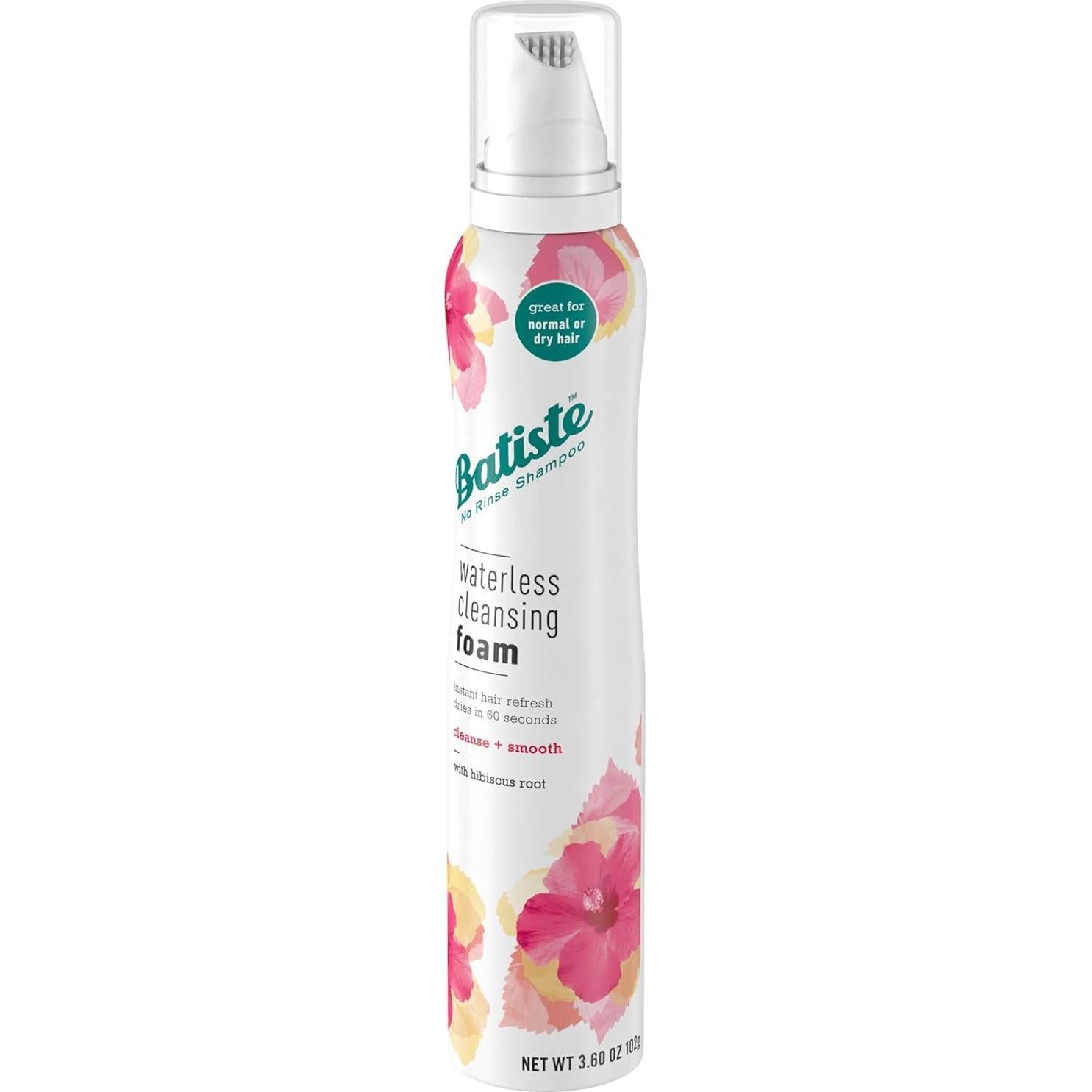 Espuma Limpiadora Sin Agua Batiste 102 g - Cabello Normal/Seco