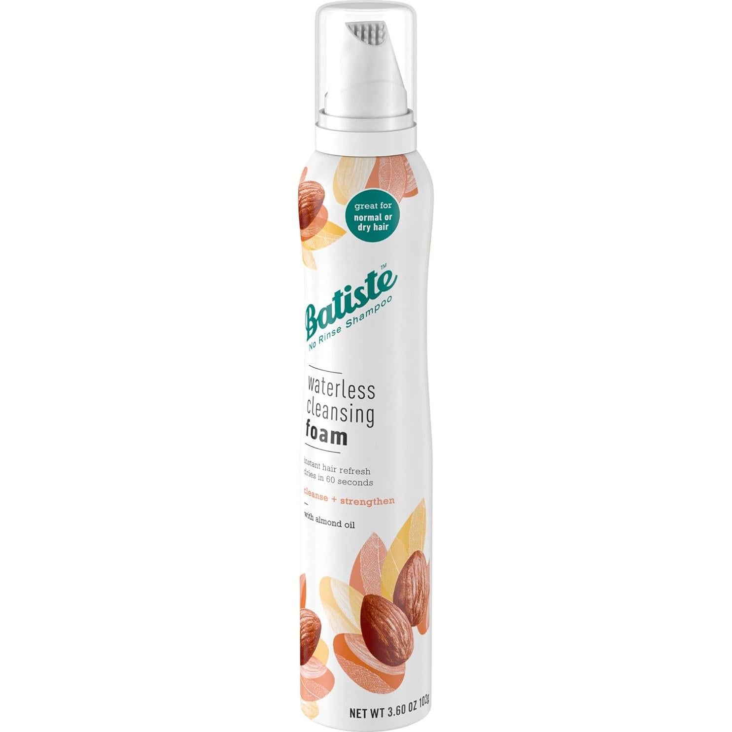 Espuma Limpiadora Sin Agua Batiste 102 g - Fortalece Cabello