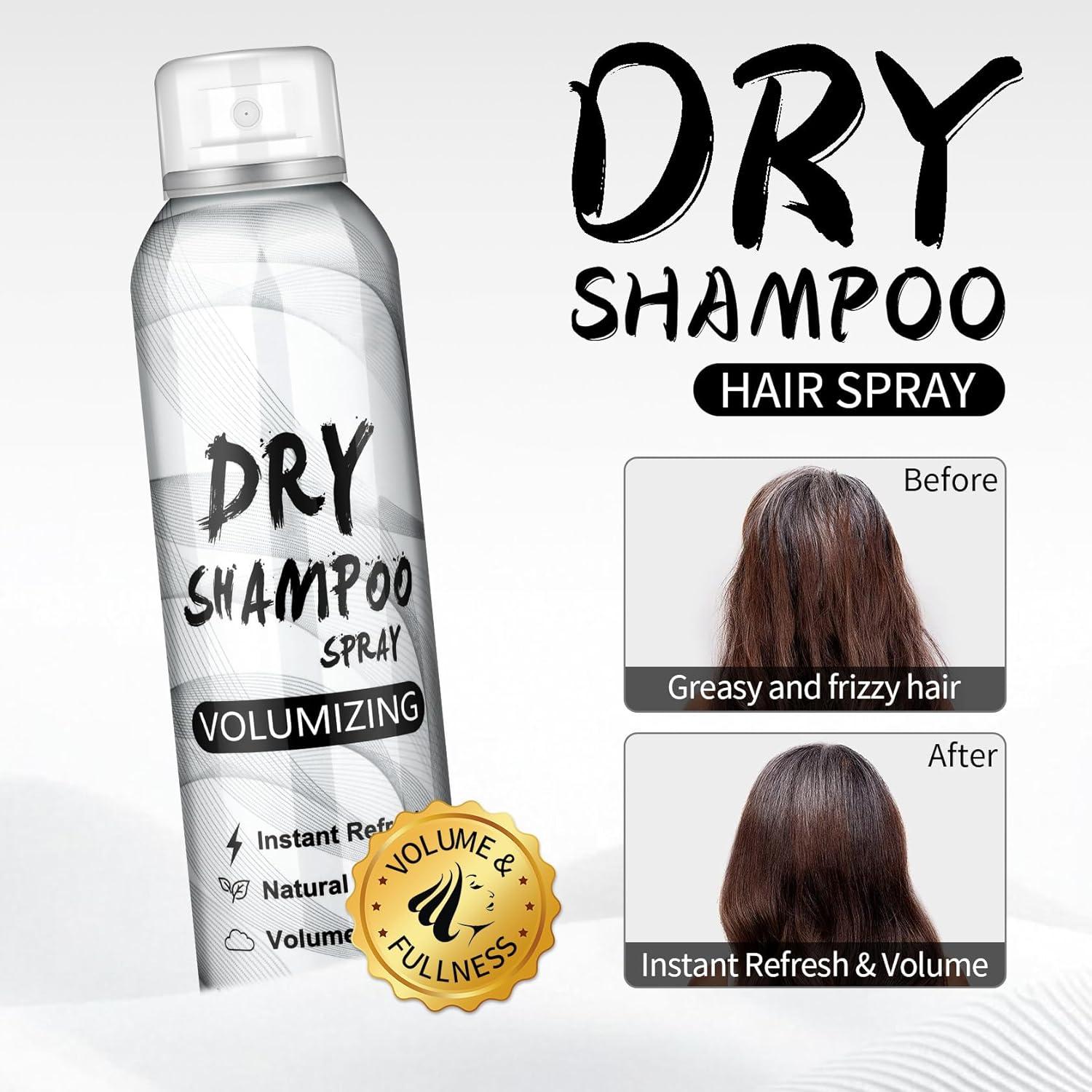 Champú Seco Voluminizador LZXLUKGIR 215 g - Refrescante y Nutritivo