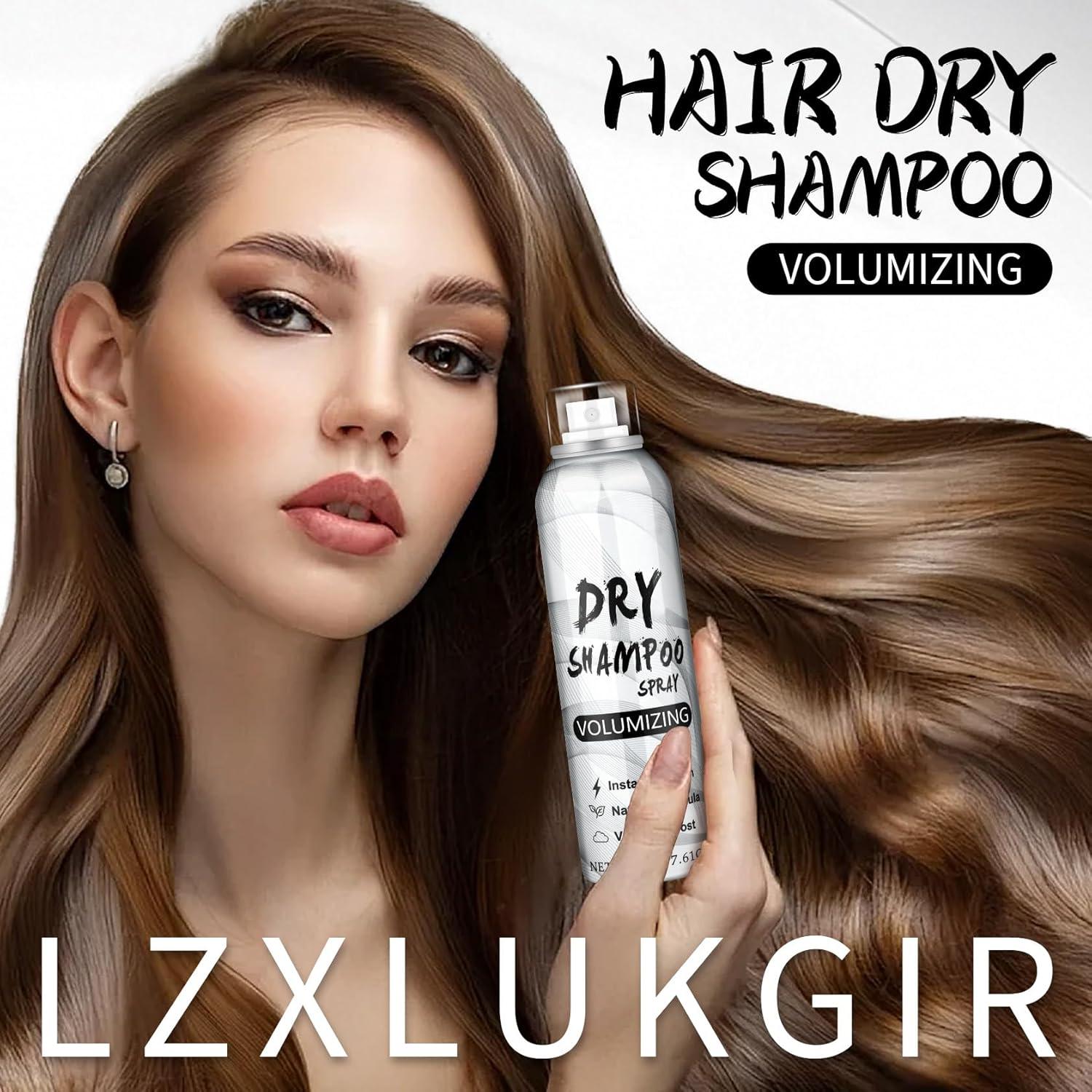 Champú Seco Voluminizador LZXLUKGIR 215 g - Refrescante y Nutritivo