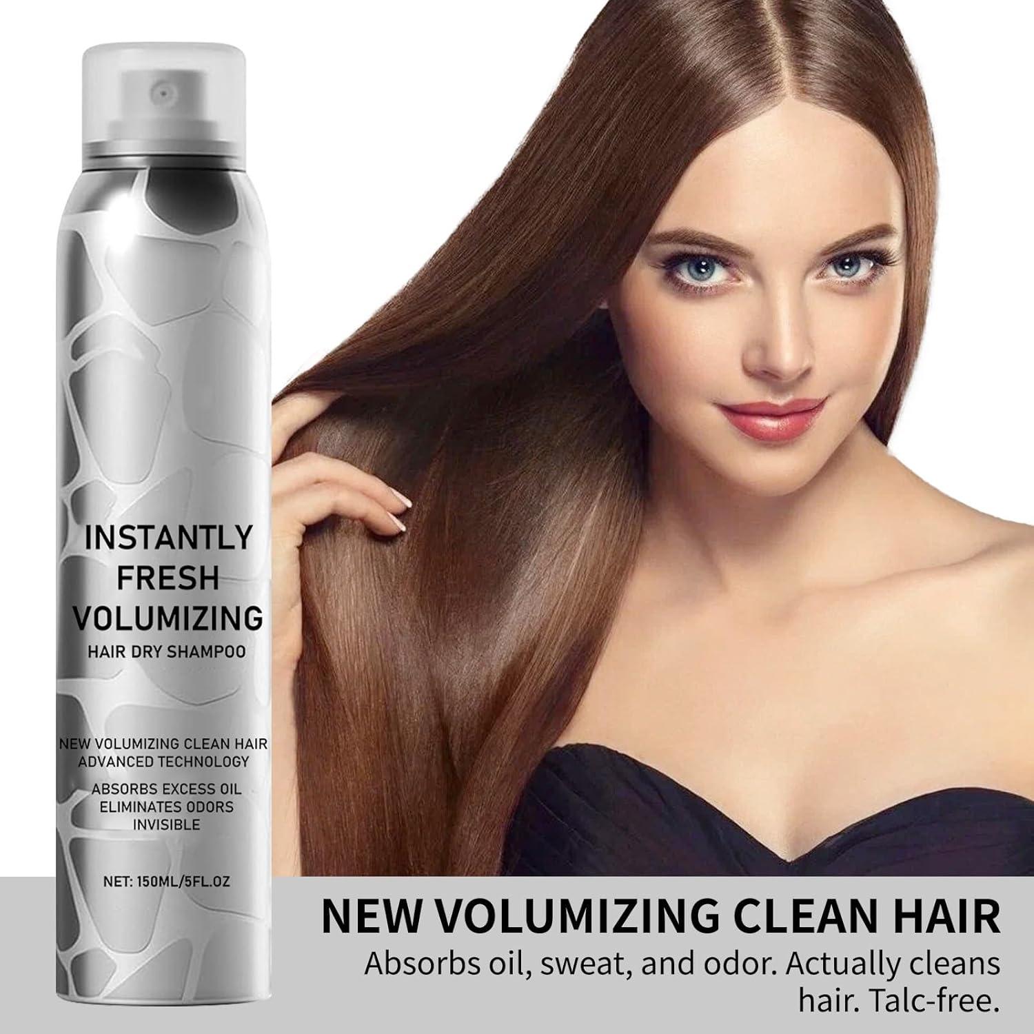 ZYAHHFAC Natural Dry Shampo for Women, Volumizing Formula for Women & Men, Travel Size Spray for Dark Hair, Quick-Revive Hair Refresh, Absorb oils and Non-Greasy spray for All Hair Types (1PCS)